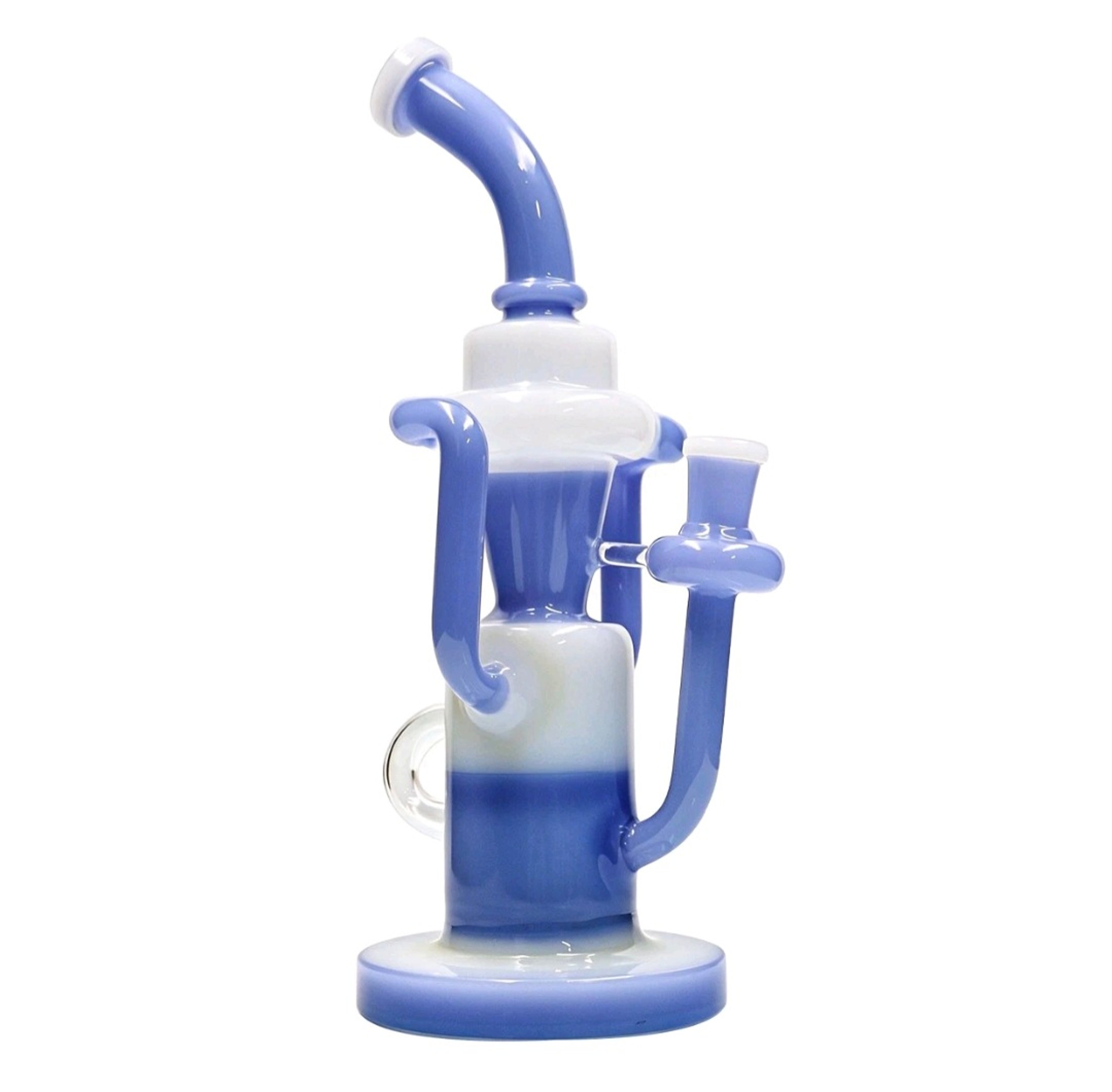 10inch RecyclerGlass Water Bong 14mm bowl image 0
