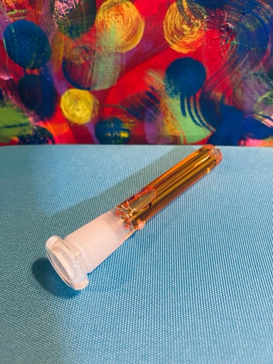 Preview pic of Orange Glass Glycerin Downstem