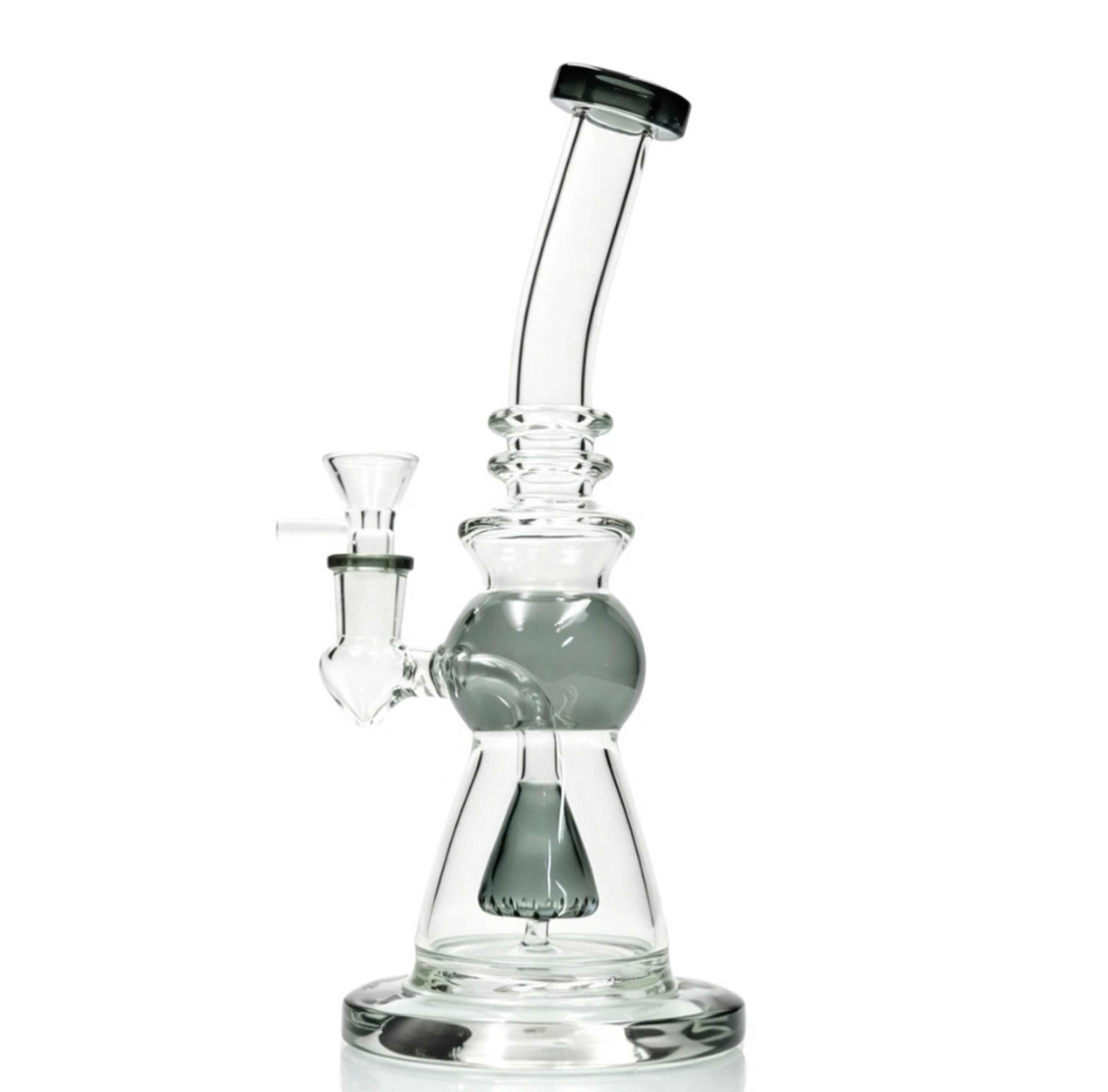 10inch Glass Water Bong  w/ Percolator & 14mm bowl image 0