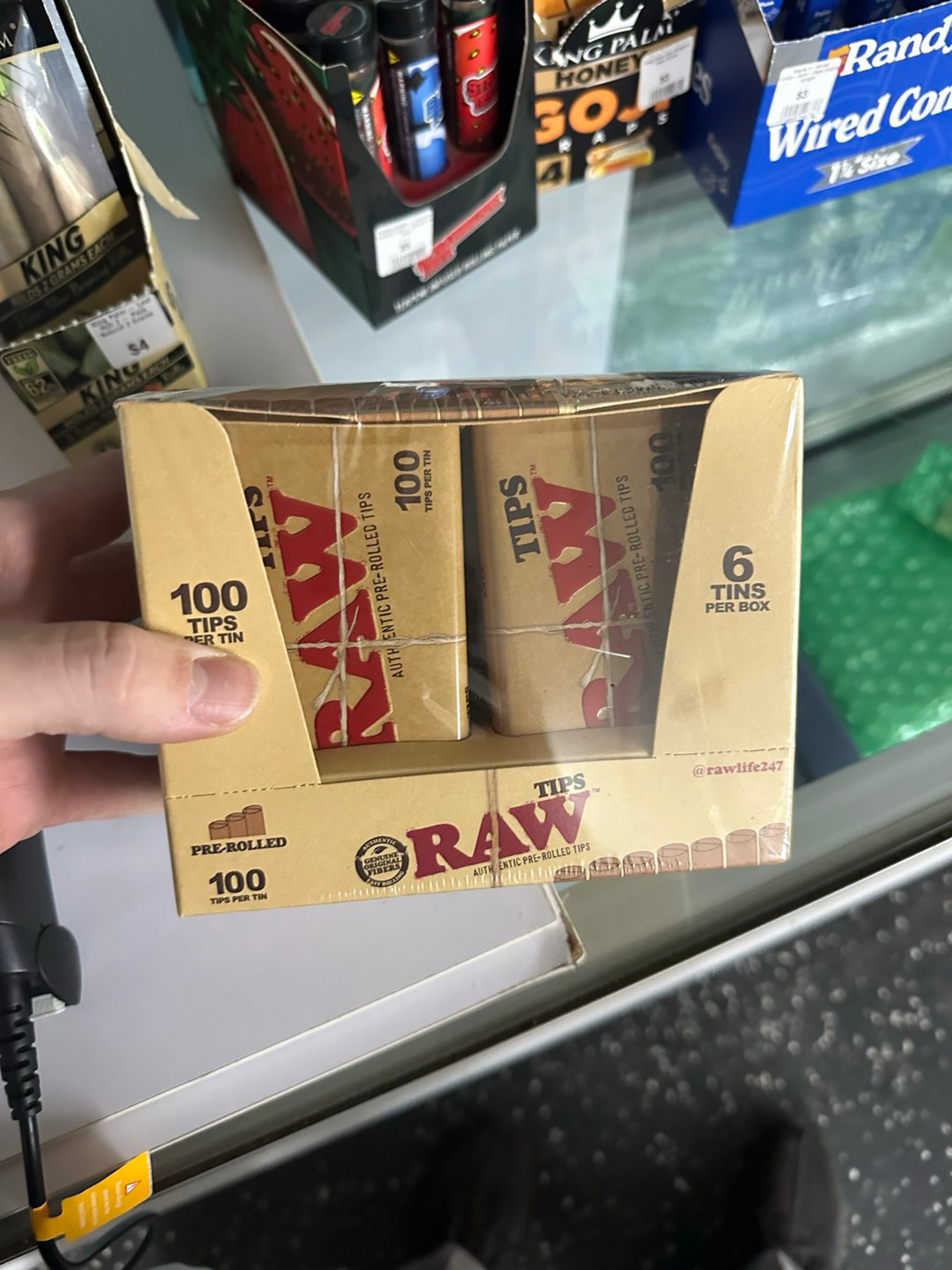 Raw tips - whole box image 0