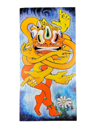 Preview pic of Aaron Brooks "Easy Skankin' (Foil)" Mini Print