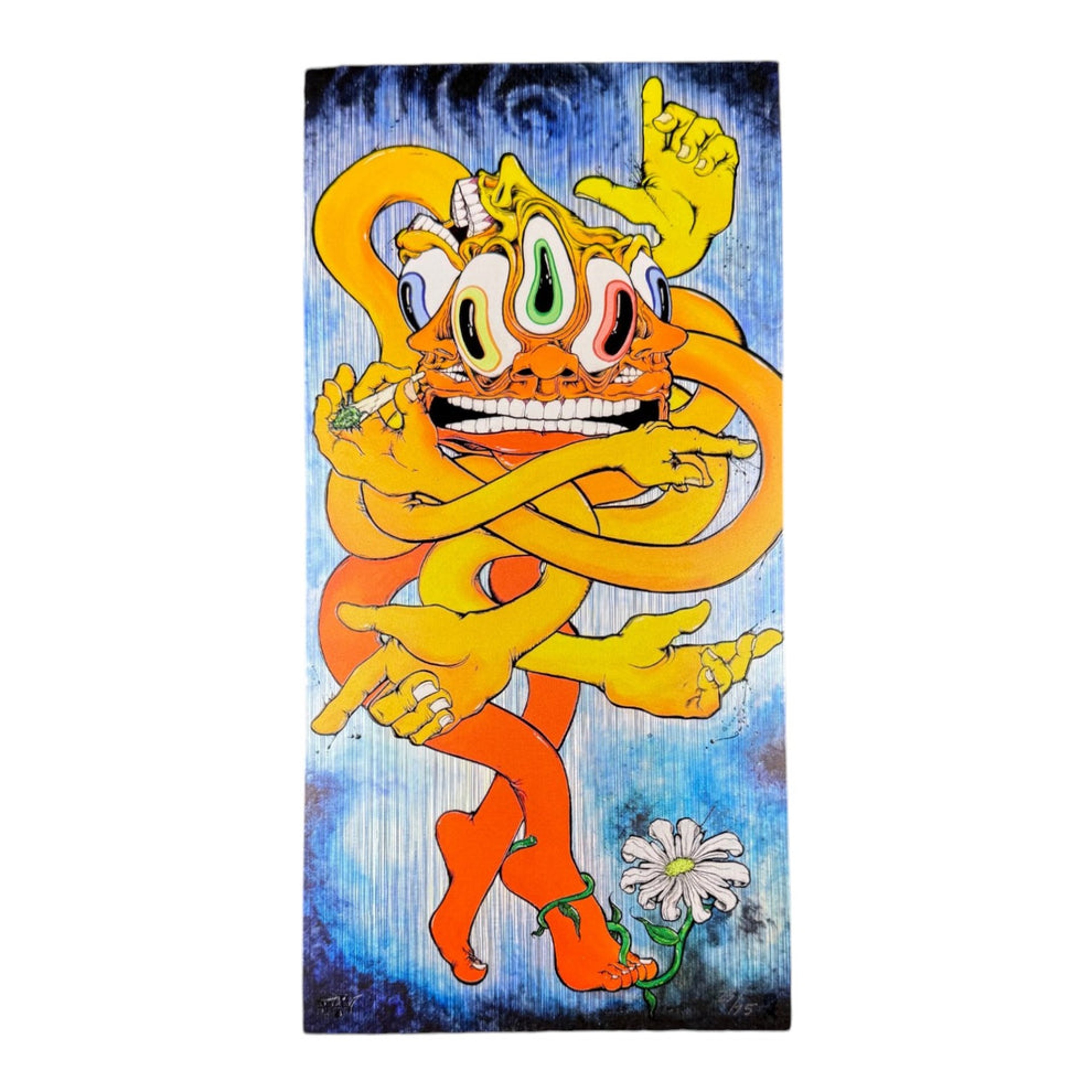 Preview pic of Aaron Brooks "Easy Skankin' (Foil)" Mini Print