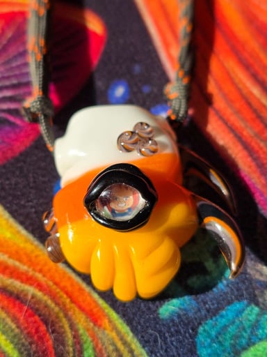 Preview pic of Candy Corn Monster Pendant with Chucky Milli