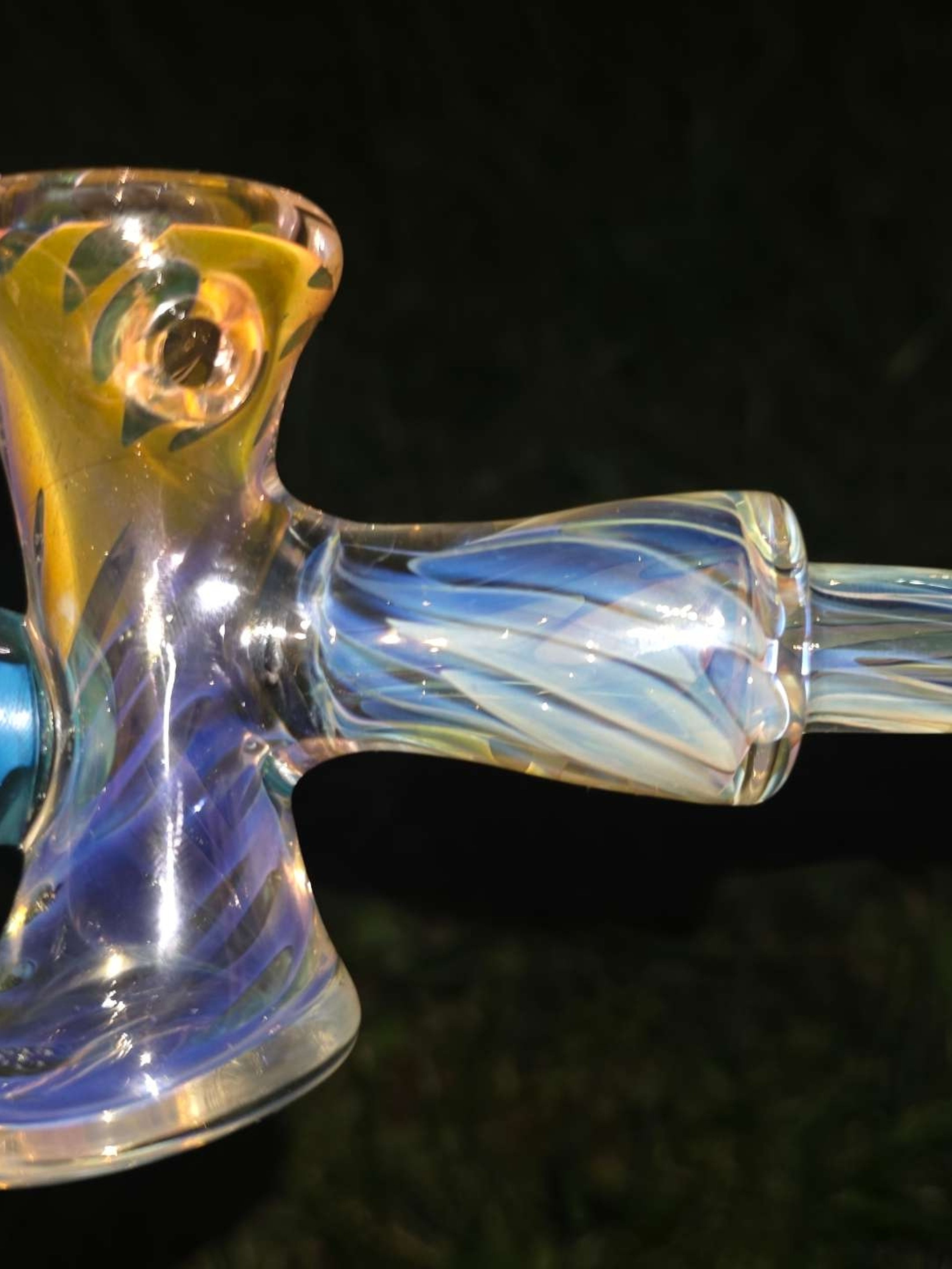 Fumed & UV hammer pipe image 0