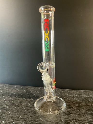 Preview pic of ROOR Rasta Straight Tube 14mm Bong