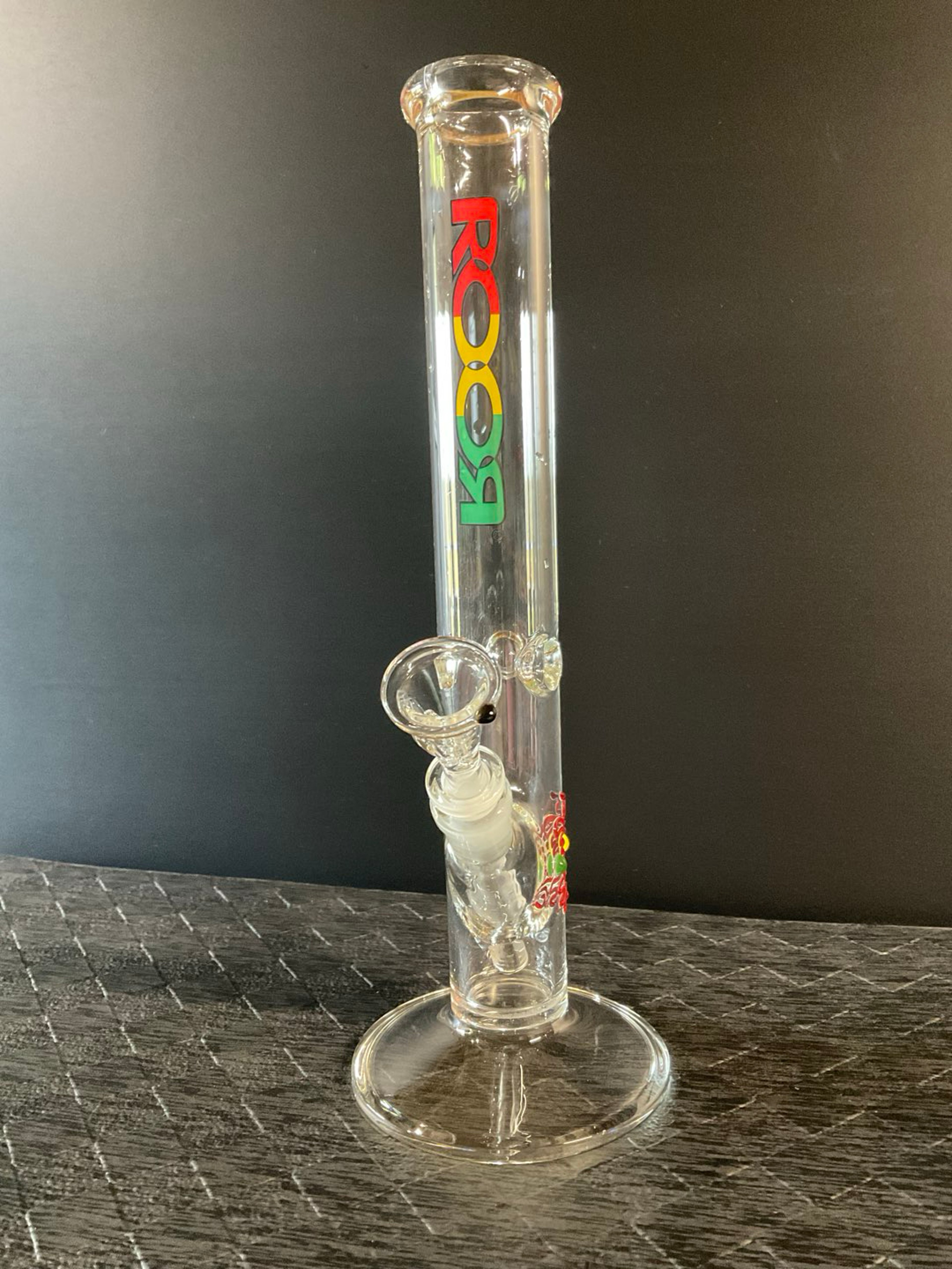 ROOR Rasta Straight Tube 14mm Bong image 0