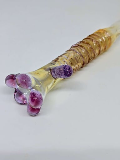 Preview pic of Purple Hand Wrapped Chillum