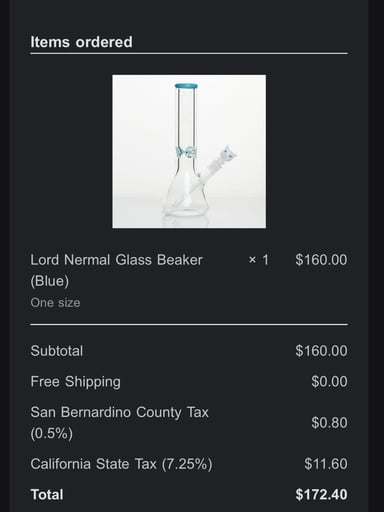 Preview pic of Ripndip Cat Bong Used