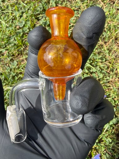 Preview pic of Custom 30mm bubble cap yellow