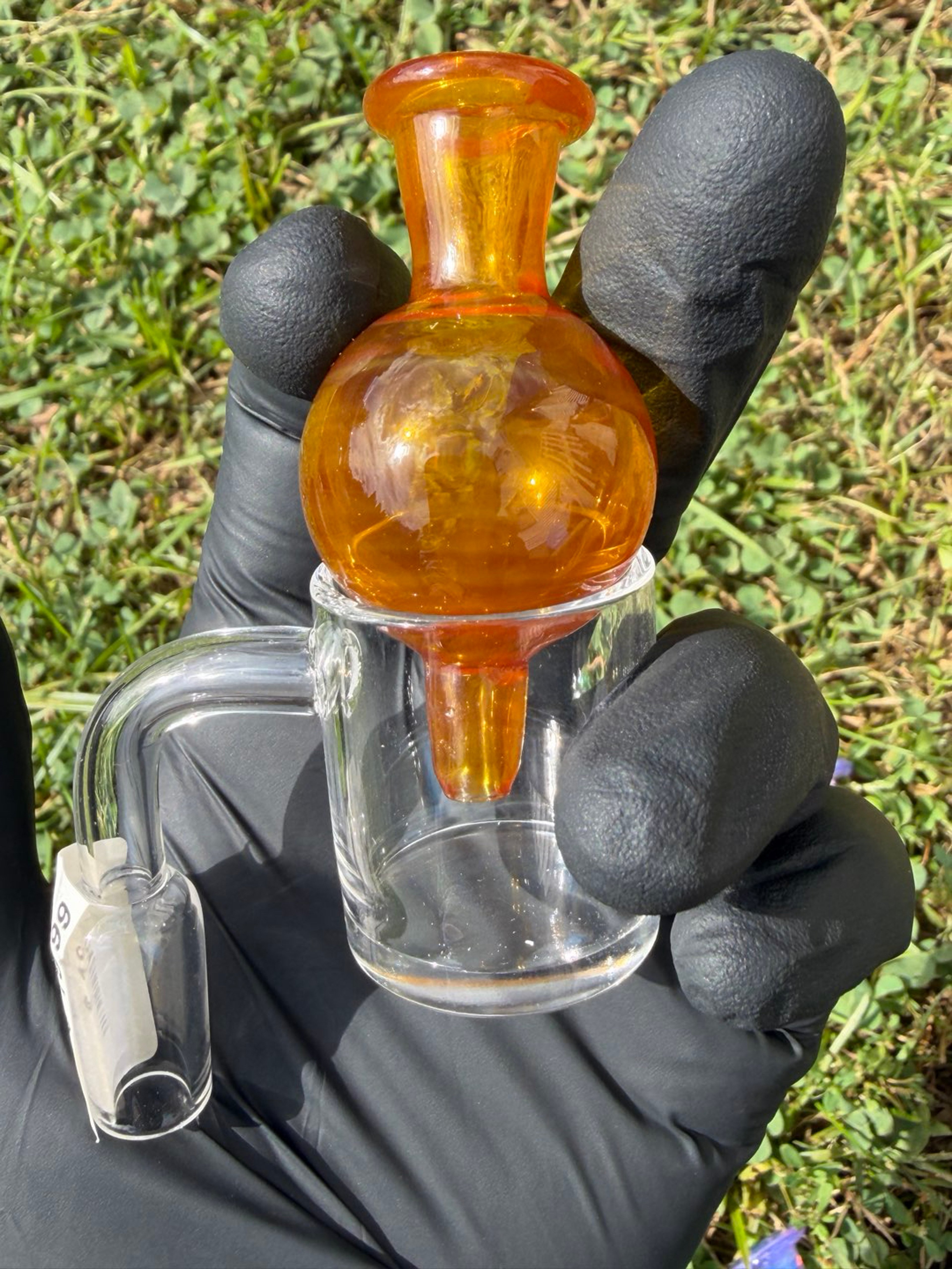 Preview pic of Custom 30mm bubble cap yellow