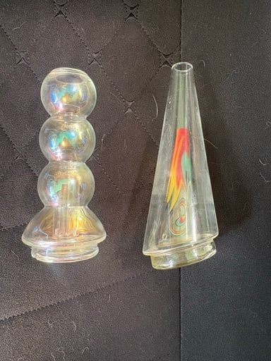 Preview pic of 2 puffco glass pieces