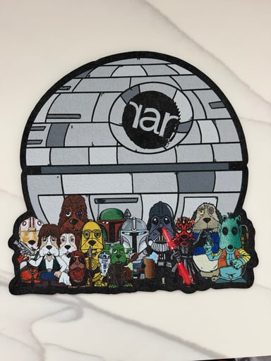 Preview pic of Star Wars Galaxy Death Star mood mat RAR rar brewing