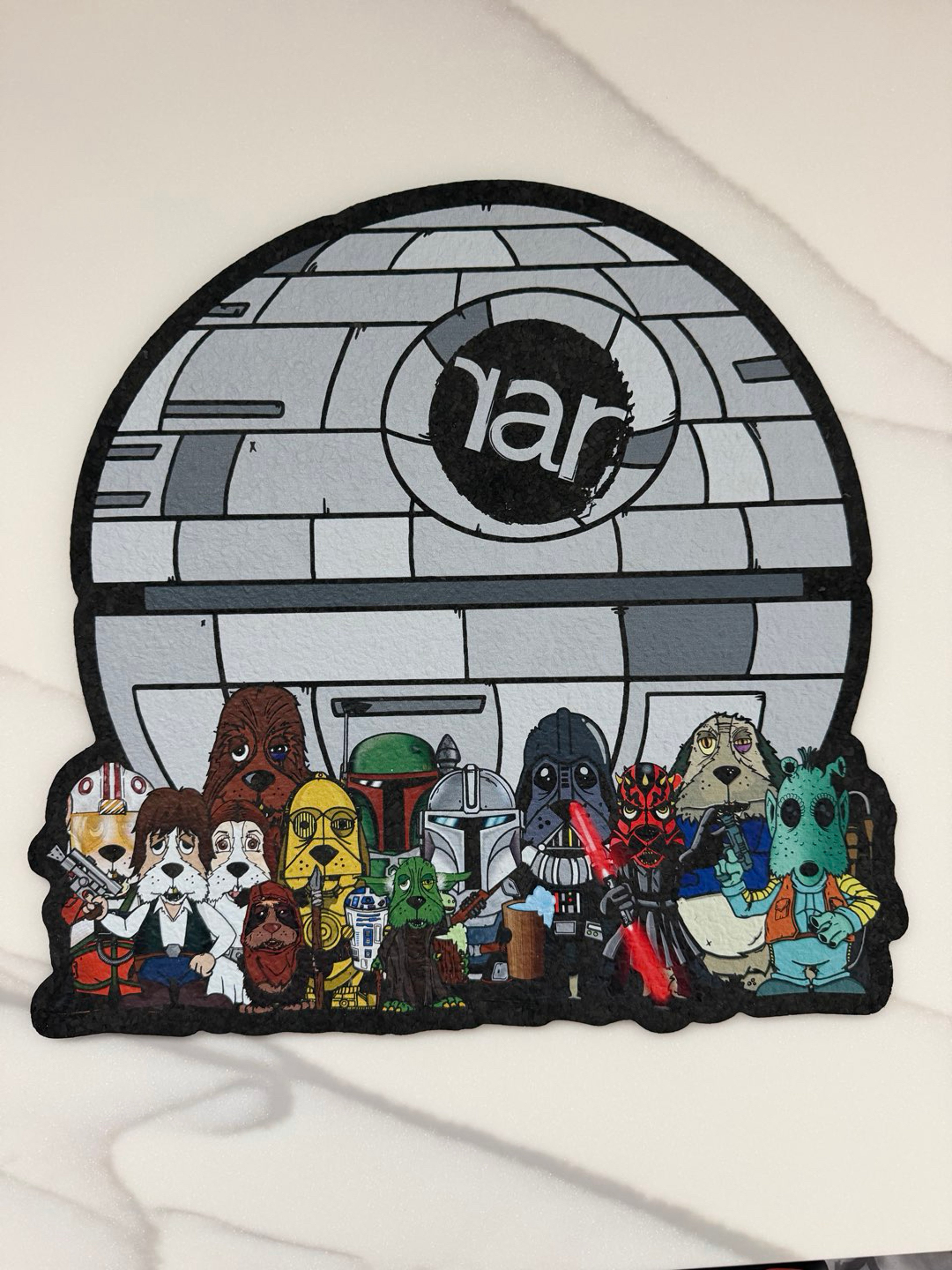Star Wars Galaxy Death Star mood mat RAR rar brewing image 0