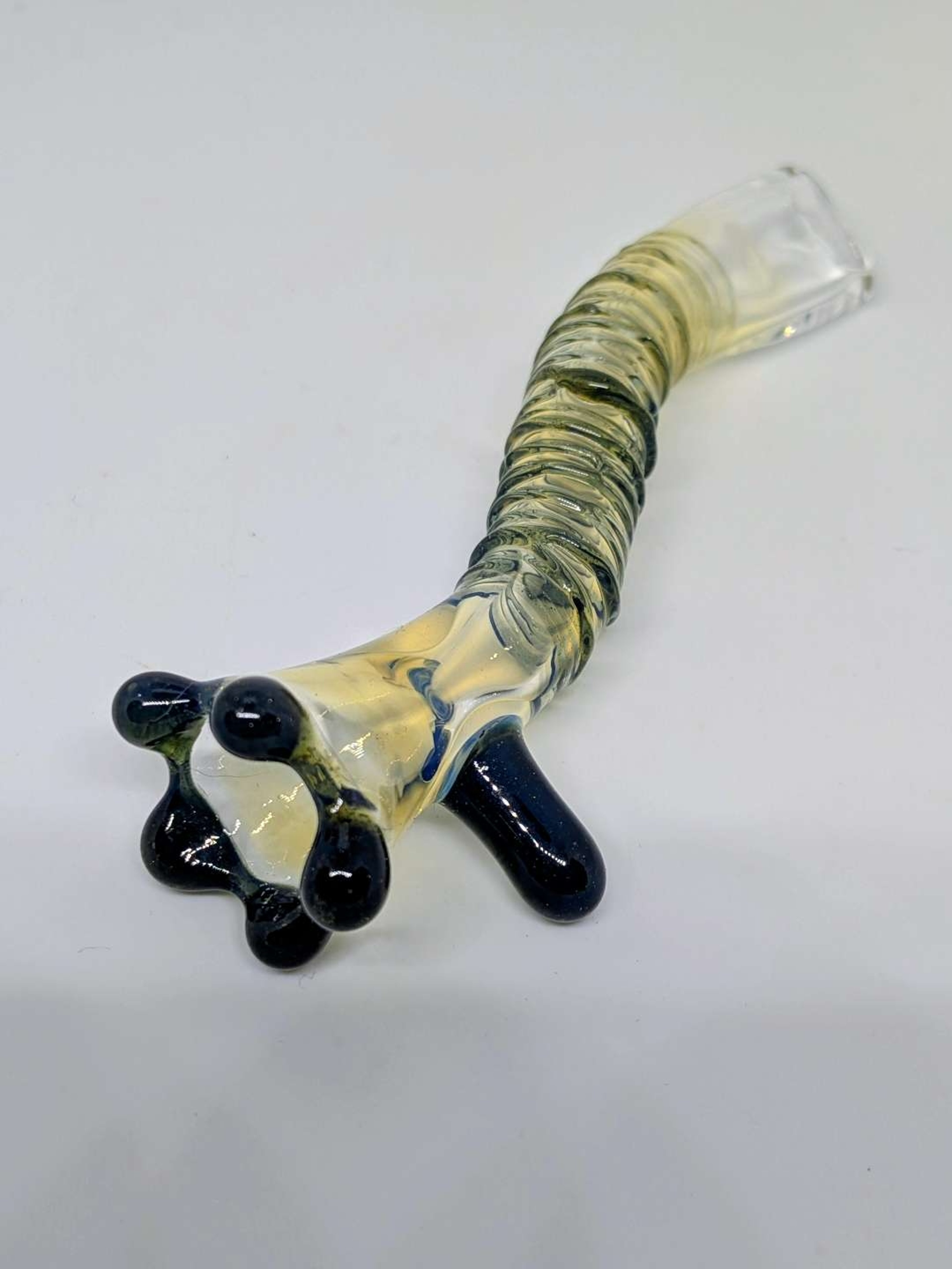 Dark Blue Wavy Chillum image 0