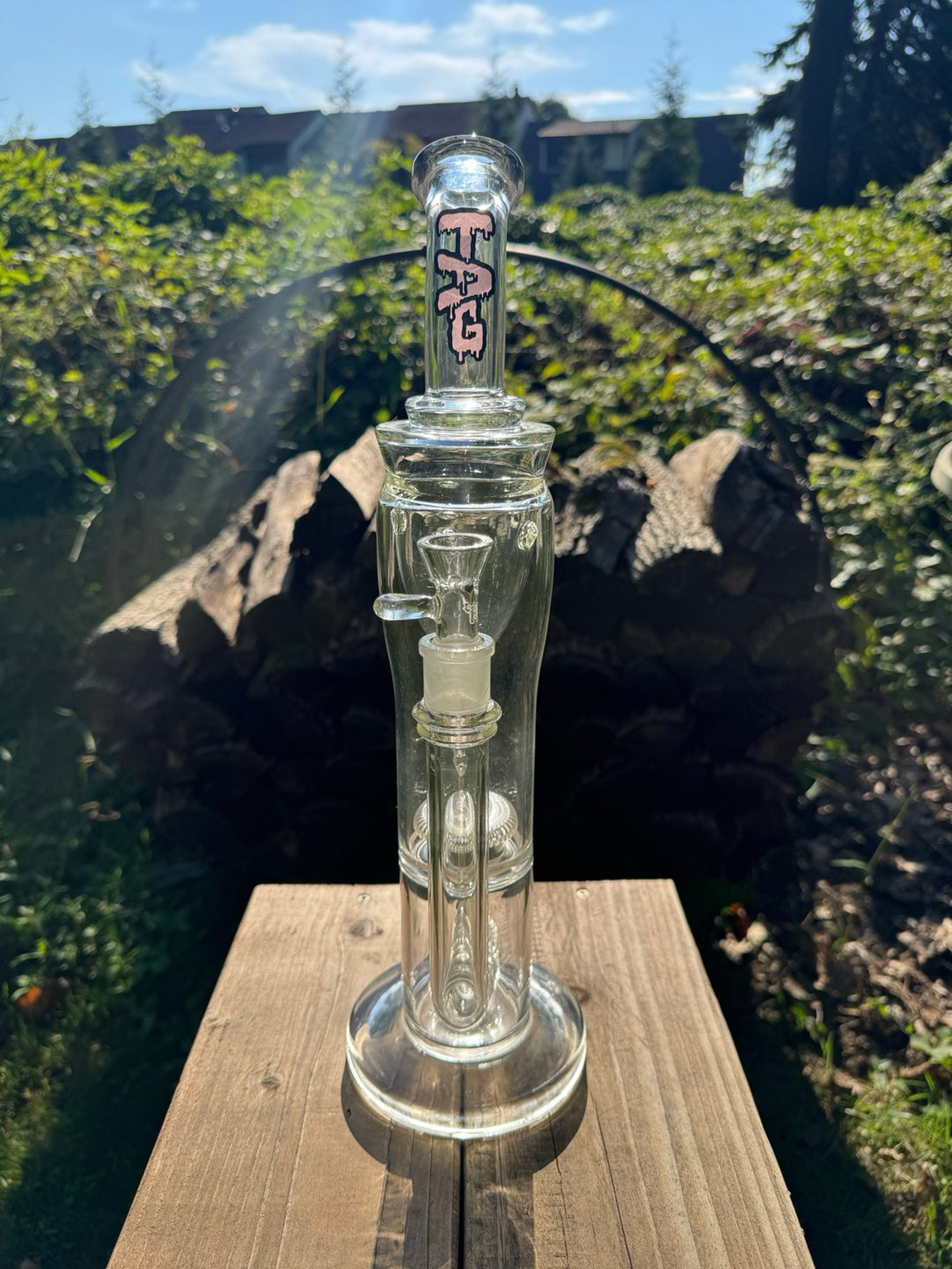 Preview pic of TAG Thick Ass Glass Perc Bong