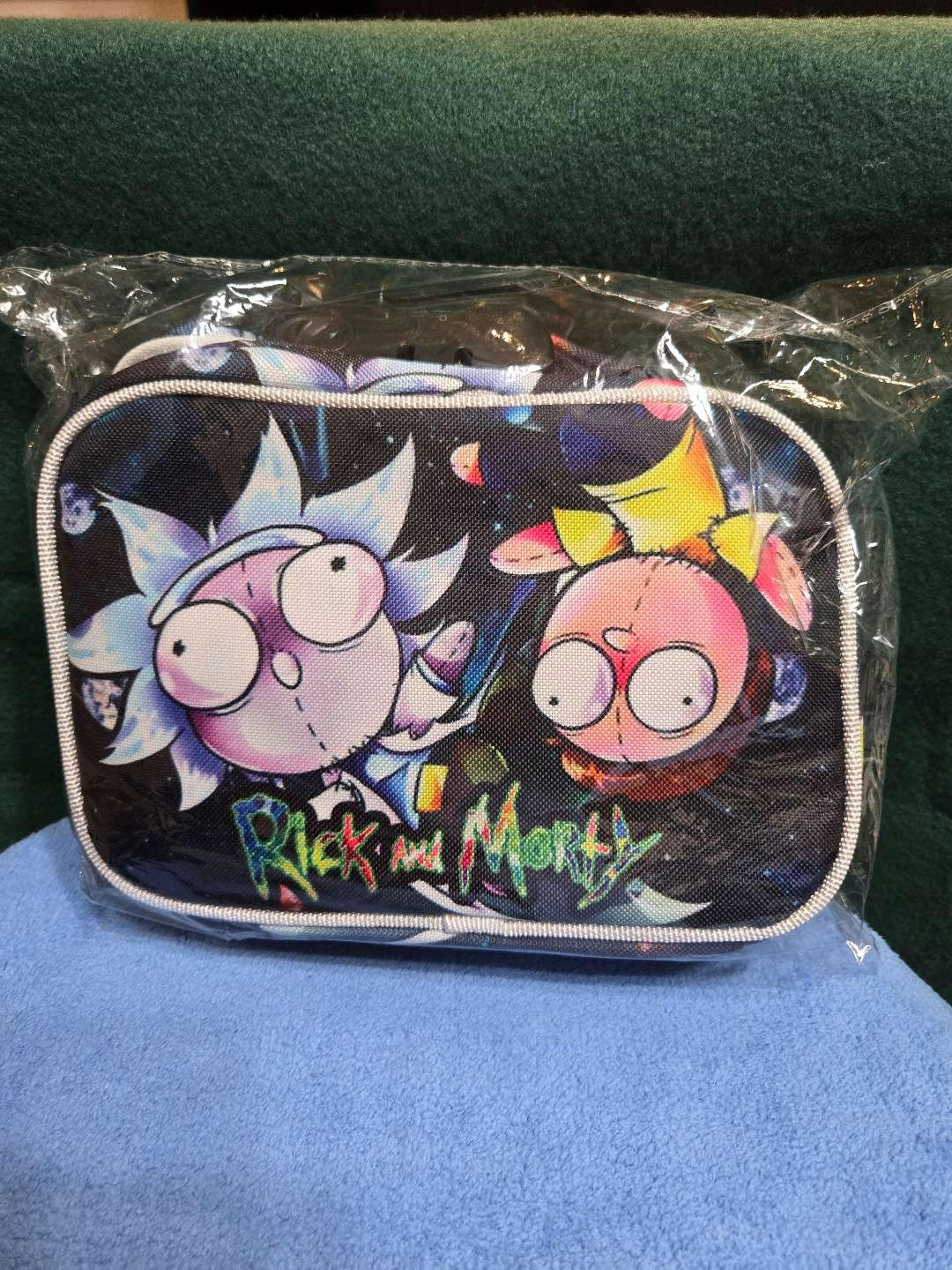 Preview pic of Rick & Morty smell proof padded locking bag