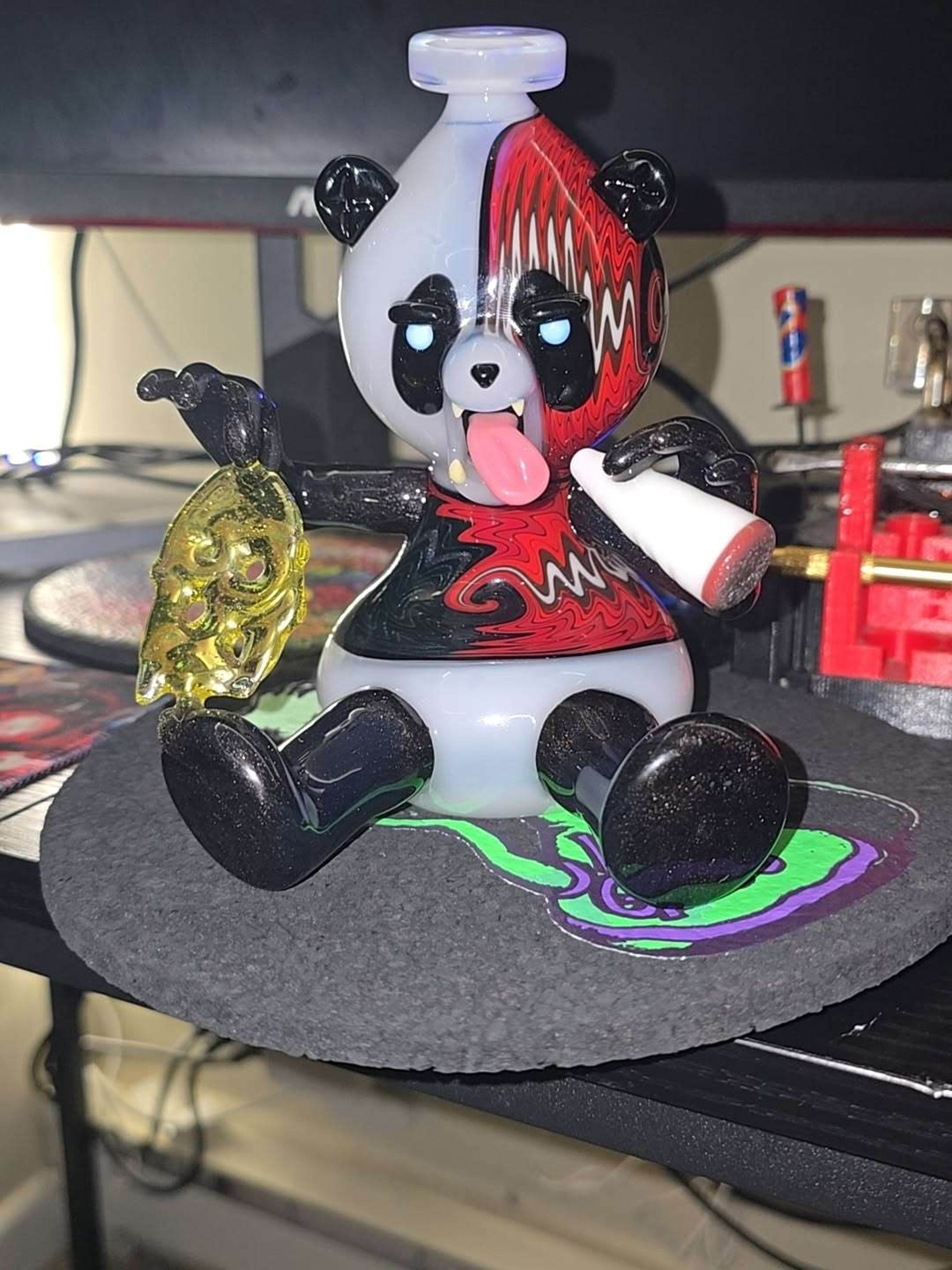 Domino Glass Panda image 0