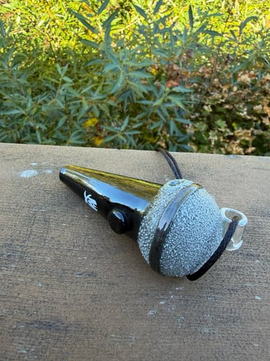 Preview pic of Mathematix Glass microphone handpipe pendant