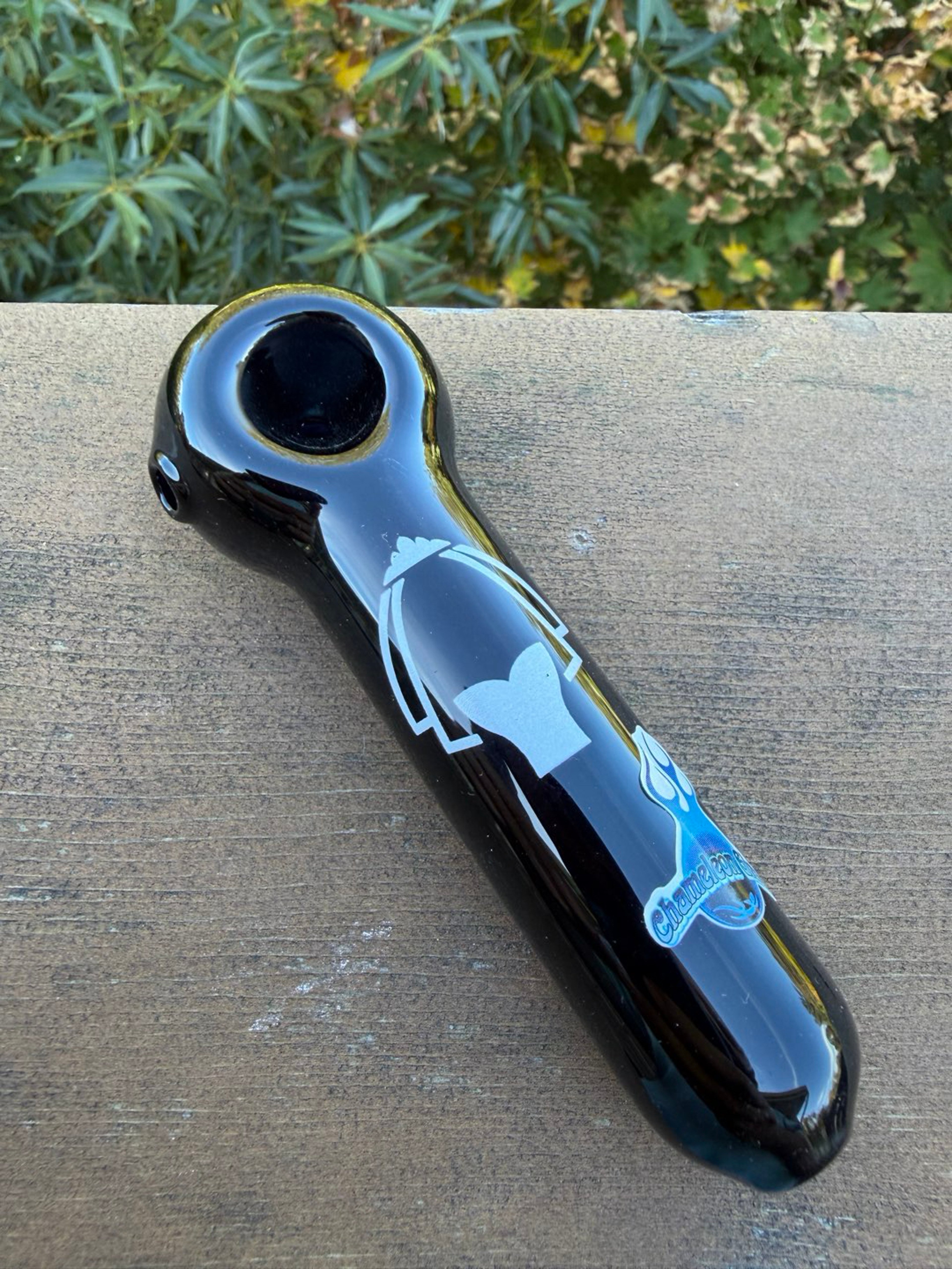 Chameleon Glass bride hand pipe image 0