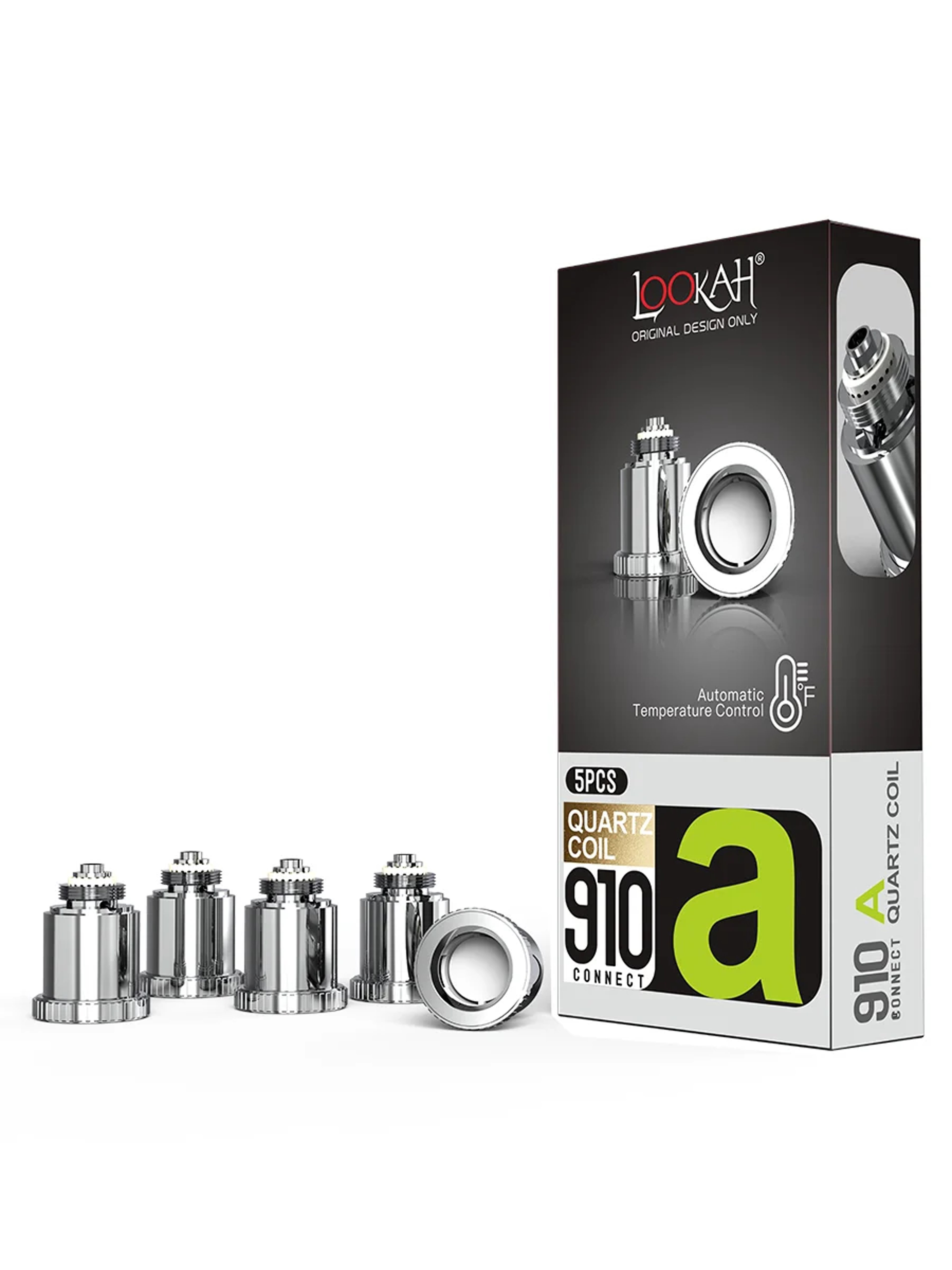Preview pic of Lookah 910 Quartz Dish Coils Type A (5-Pack)