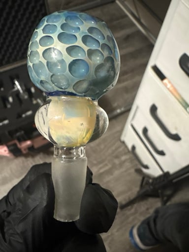 Preview pic of 14mm PASTEL FUMED HONEYCOMB BONG BOWL