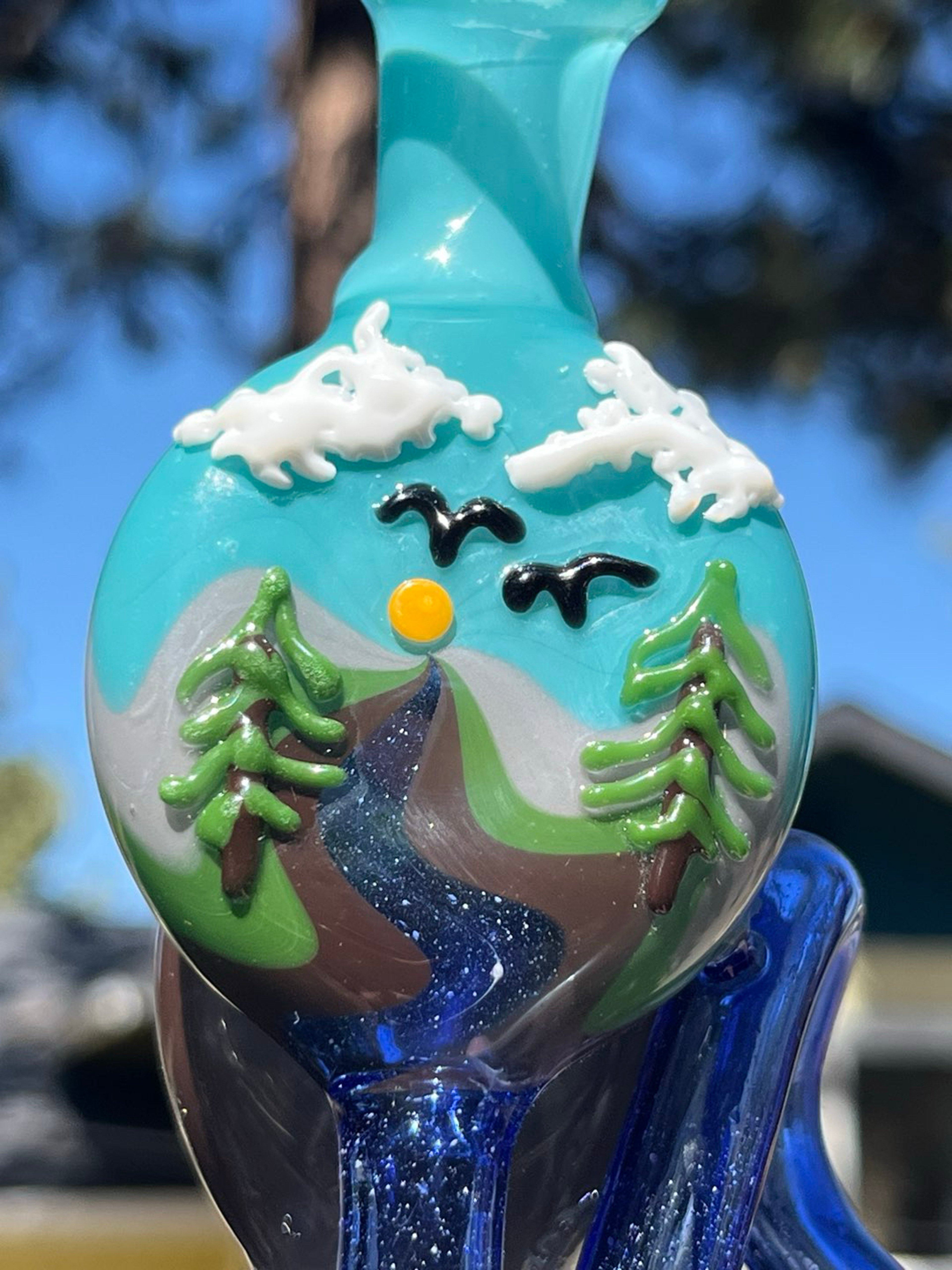 Preview pic of Mountain scene peak top recycler