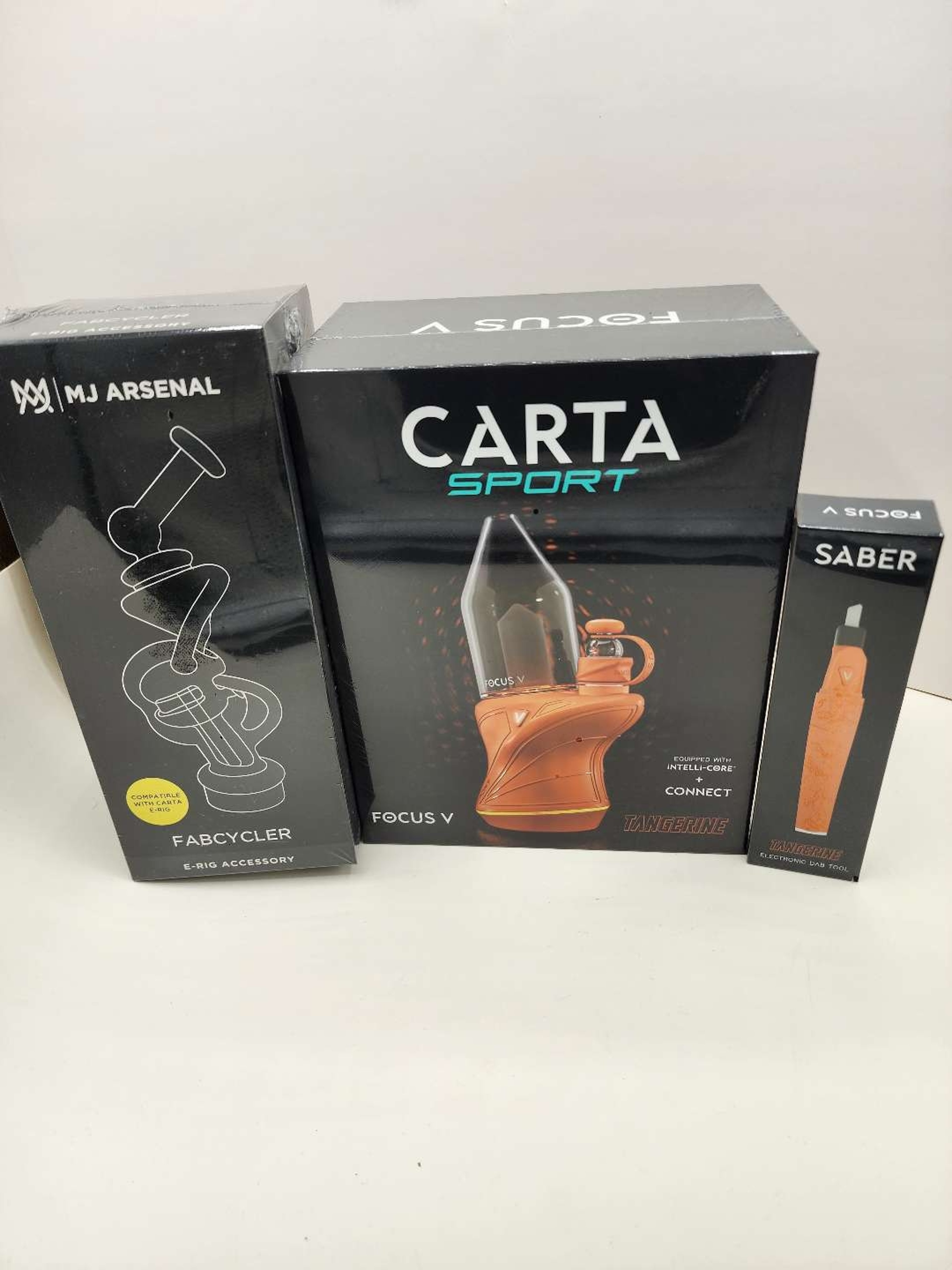Preview pic of Focus V Carta Sport + Saber hot knife (tangerine) + FREE Fabcycler carta top