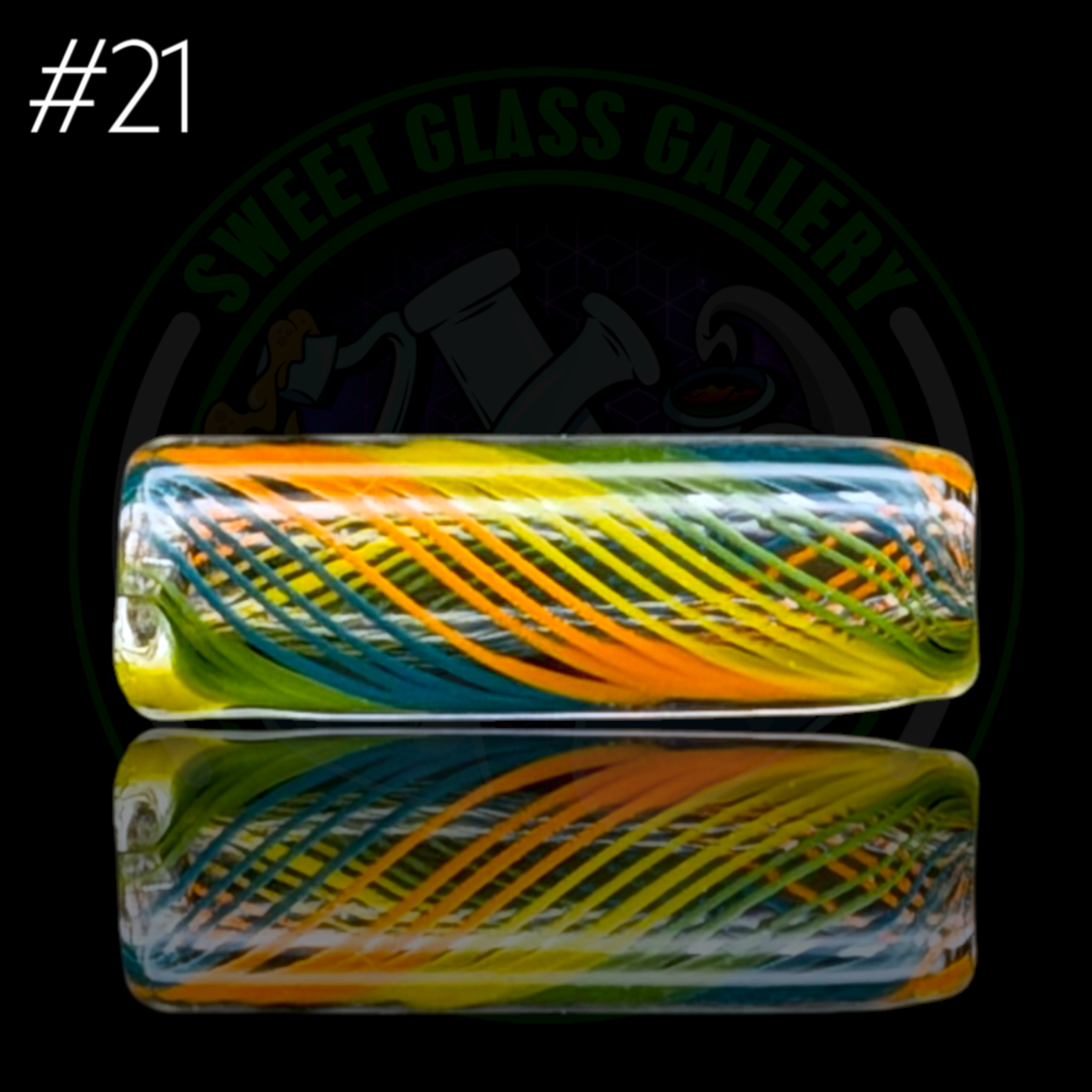 Preview pic of Ben’s Glass Art - Glass Tip #21 - Joint/Blunt Tip
