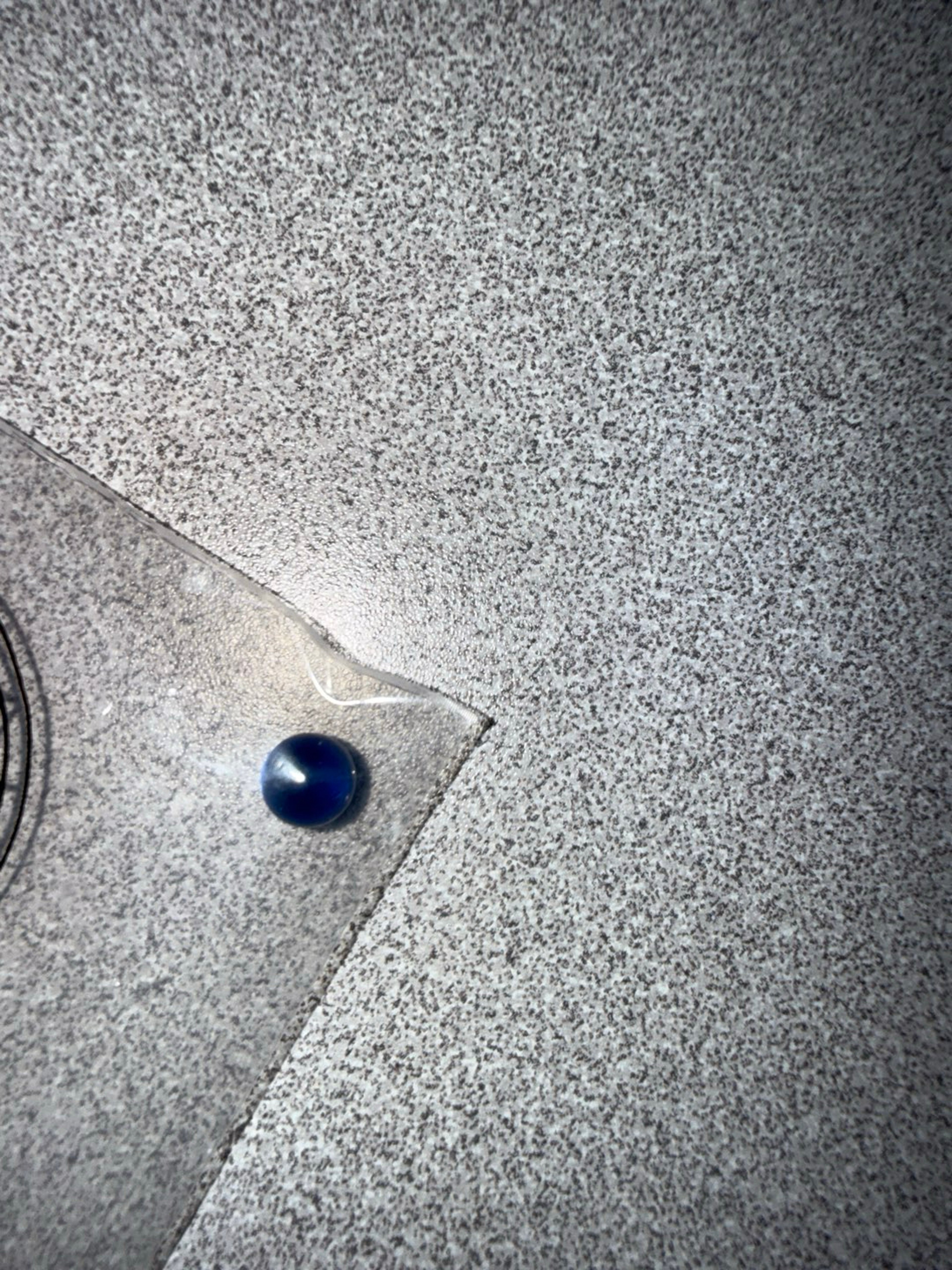 6mm Blue sapphire pearl image 0