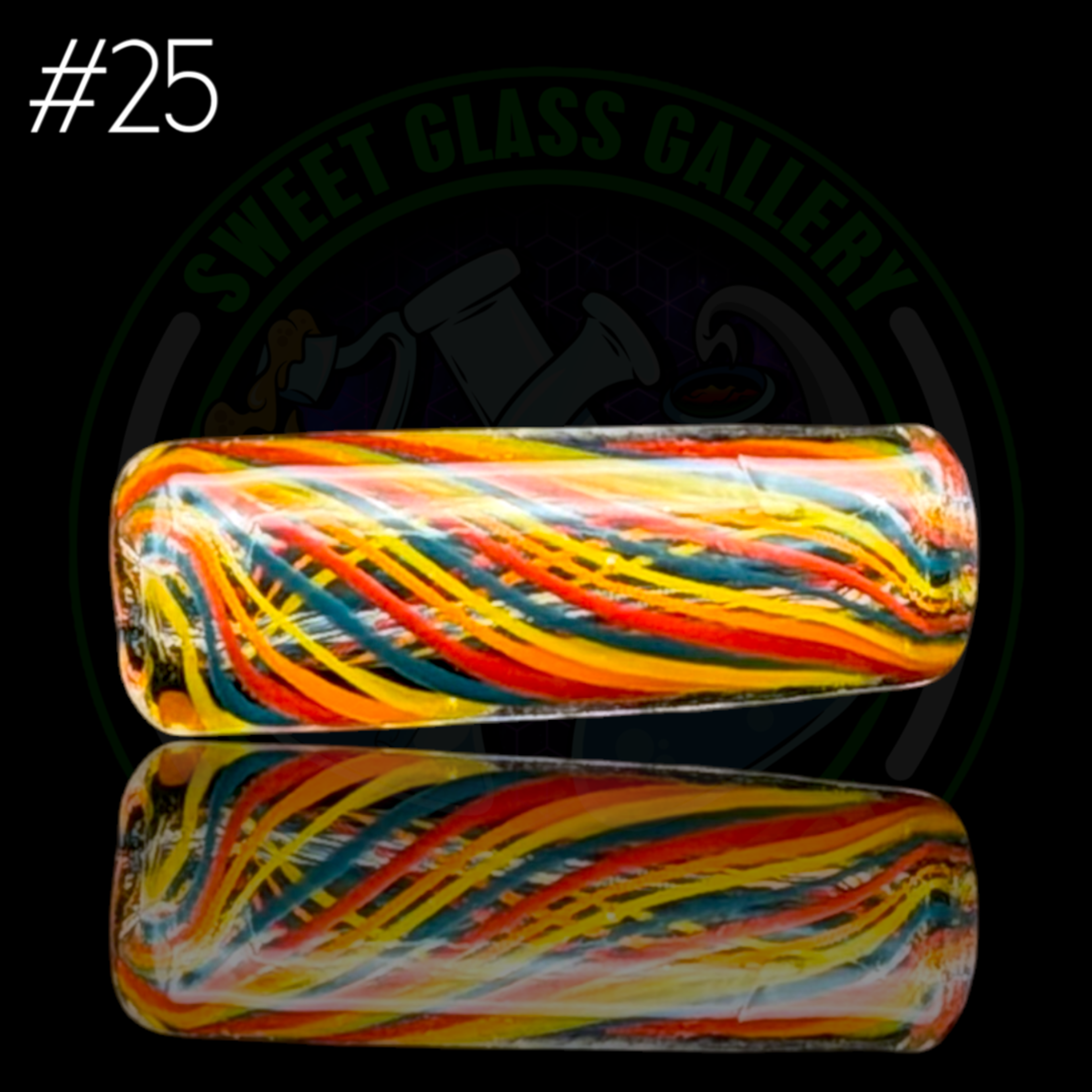 Preview pic of Ben’s Glass Art - Glass Tip #25 - Joint/Blunt Tip