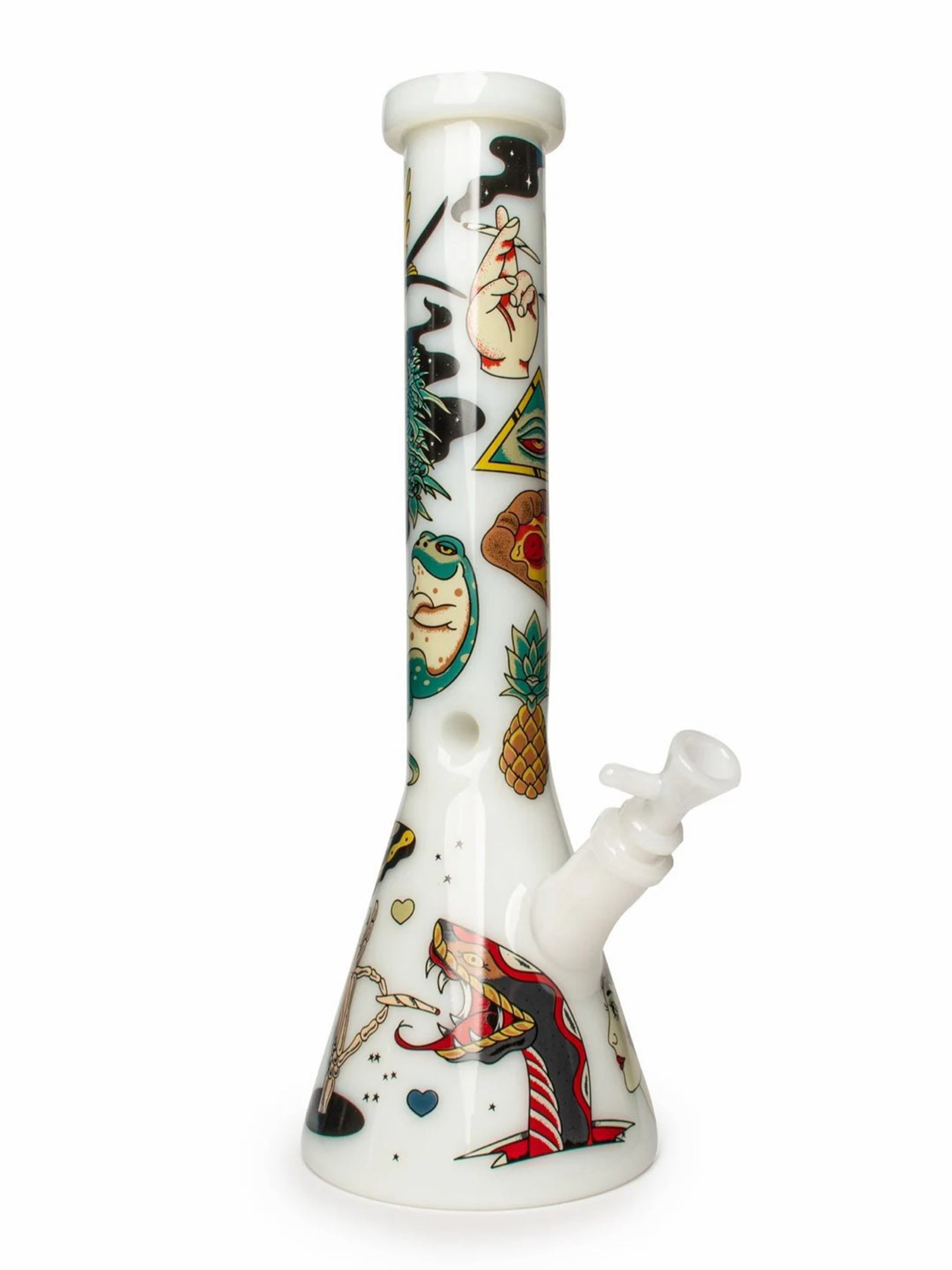 Preview pic of RED EYE GLASS® 15" Tattoo Beaker Tube