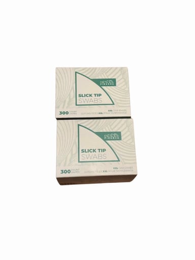 Preview pic of 2 Pack Piranha Slick Tips Cotton Swabs 300 pack