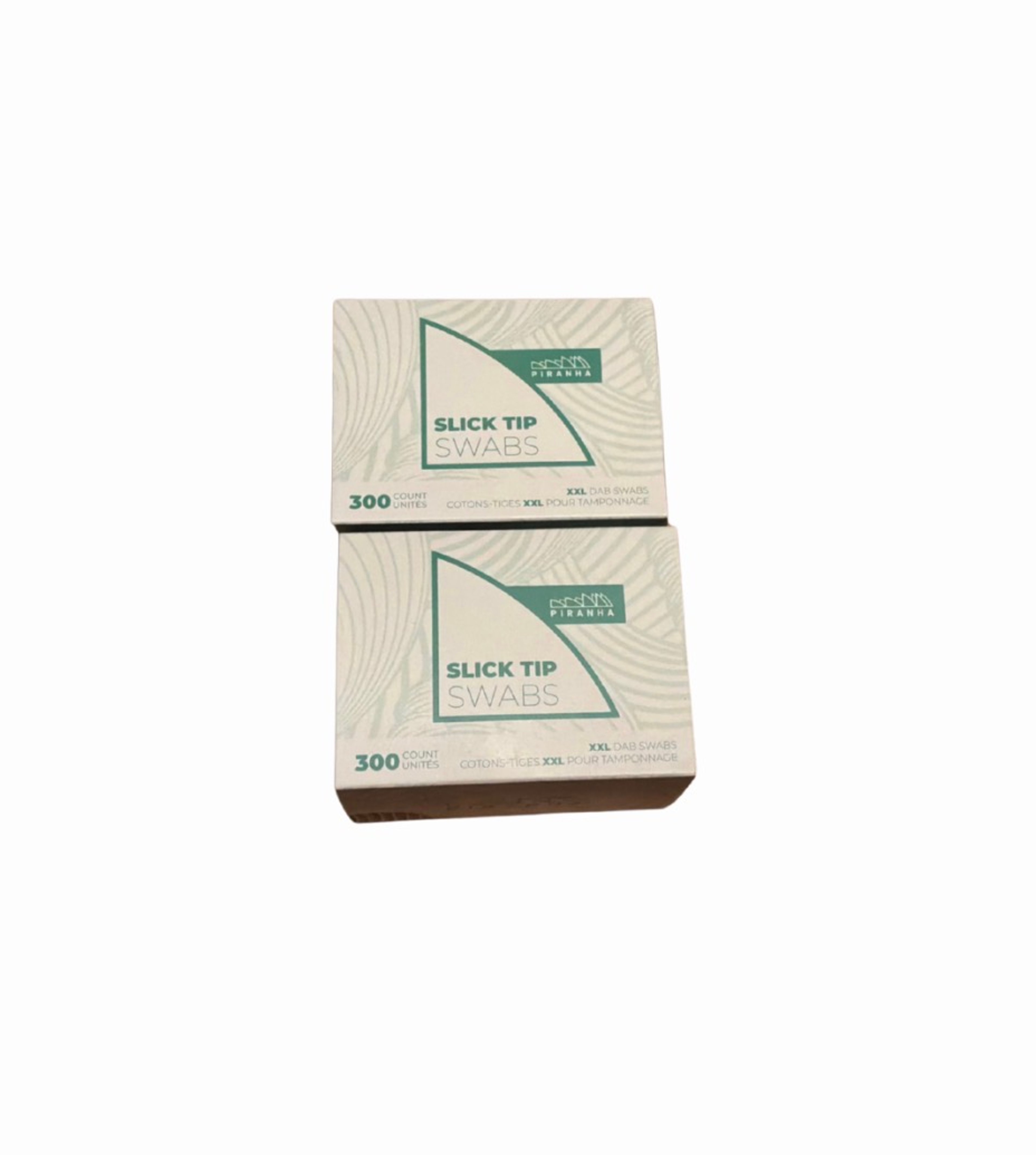 Preview pic of 2 Pack Piranha Slick Tips Cotton Swabs 300 pack