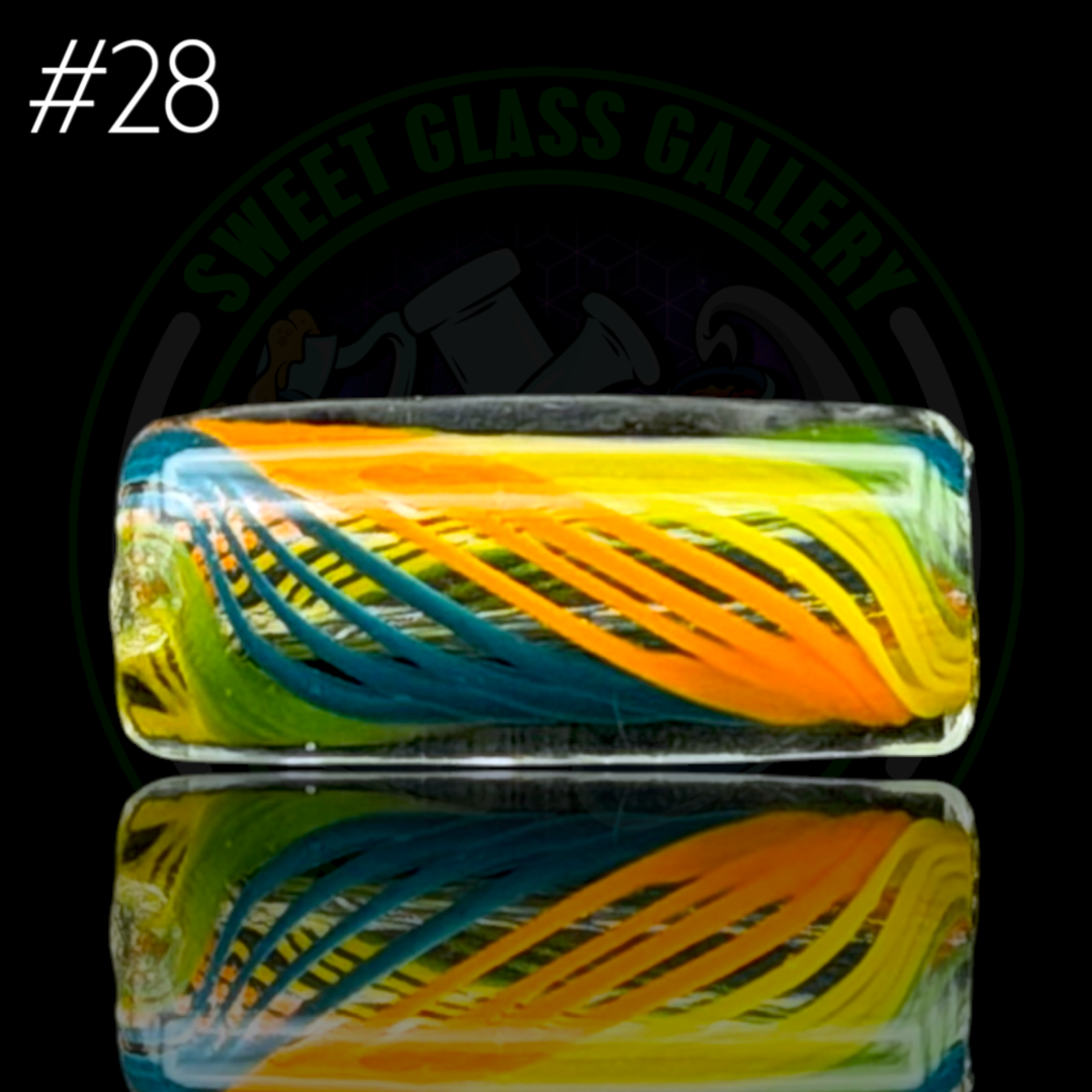 Preview pic of Ben’s Glass Art - Glass Tip #28 - Joint/Blunt Tip