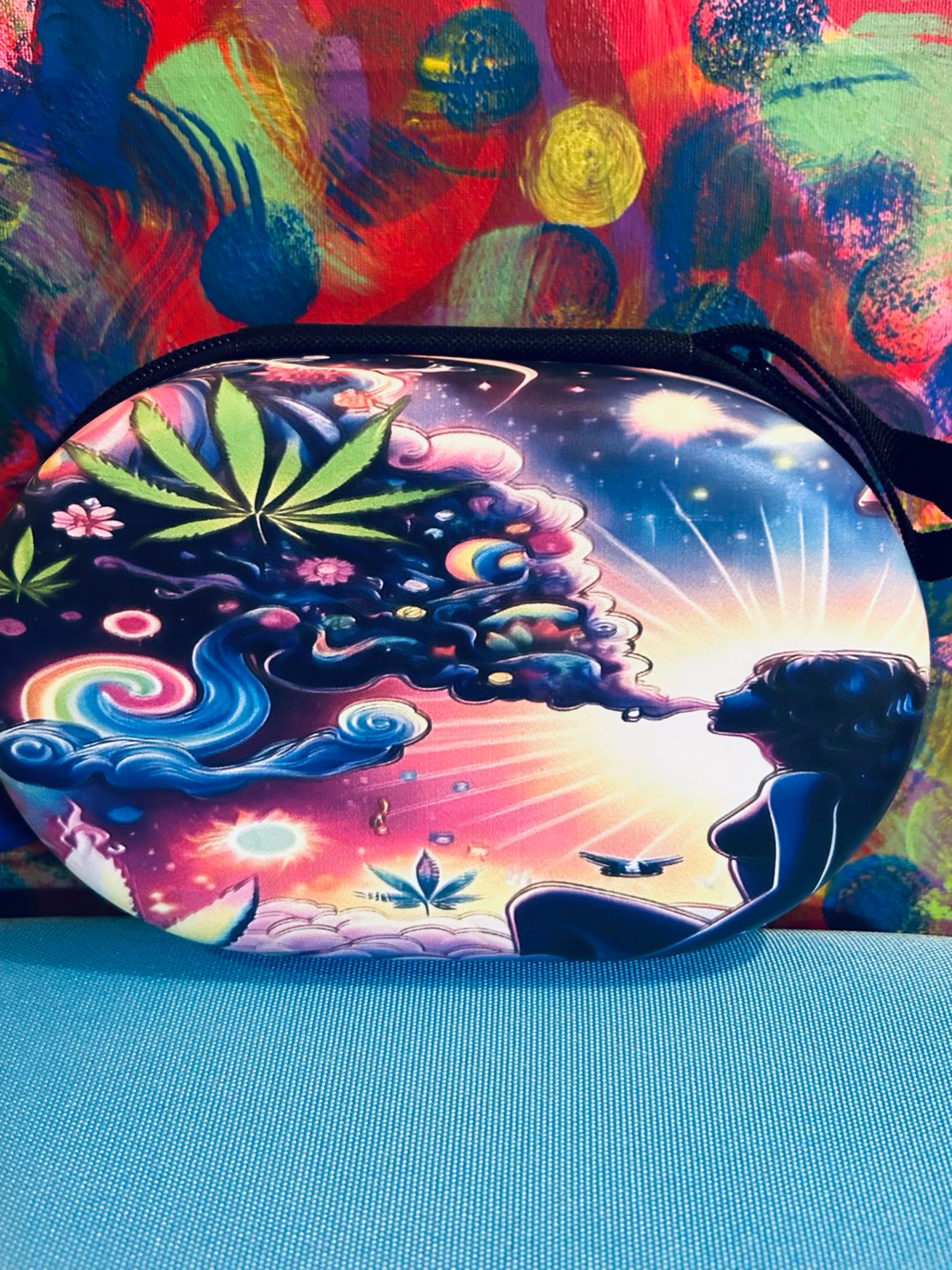 Preview pic of Beautiful Hippie glass hand piece All in 1 travel case