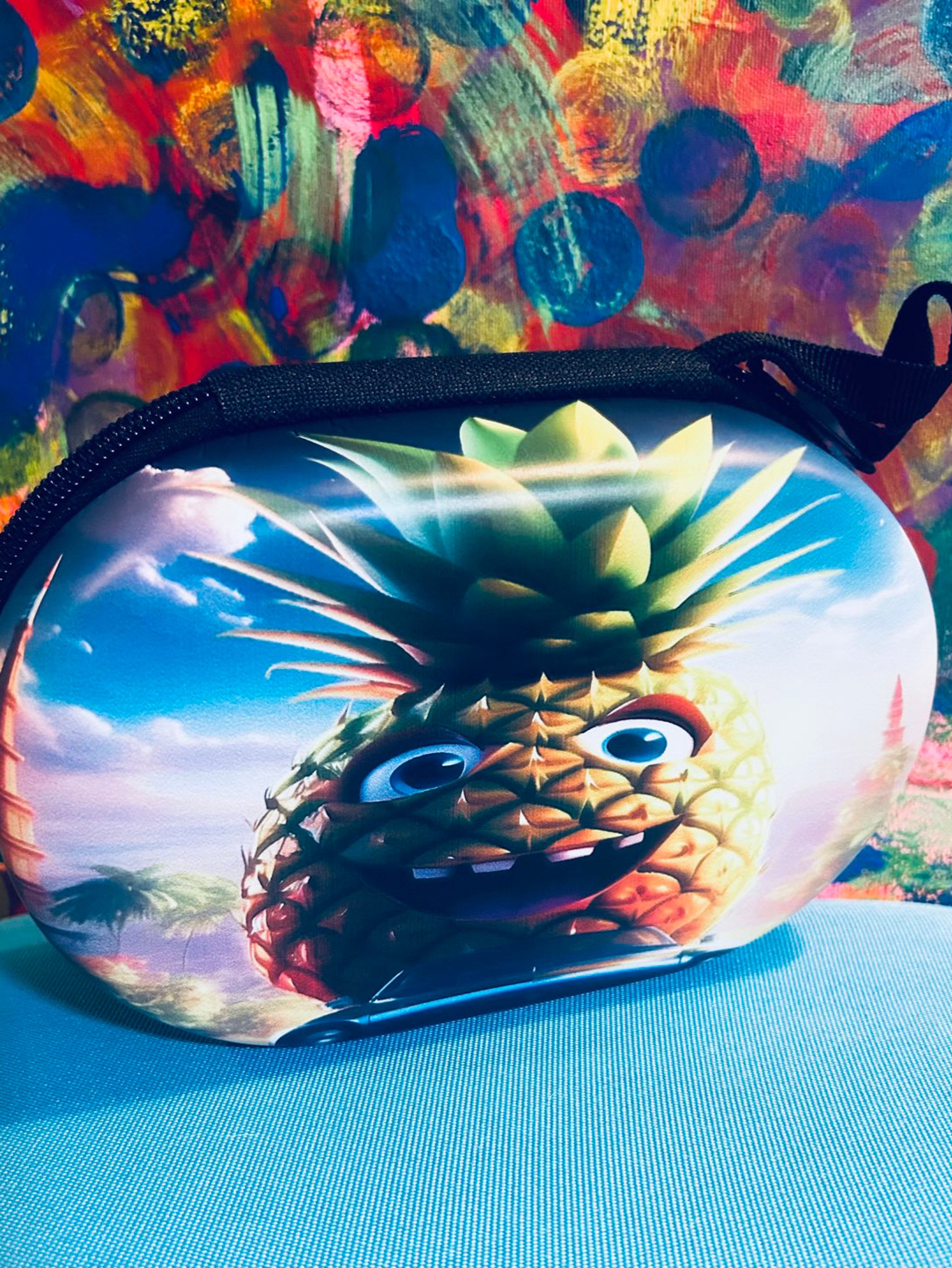 Preview pic of Smoking pineapple 🍍 glass hand piece All in 1 travel case