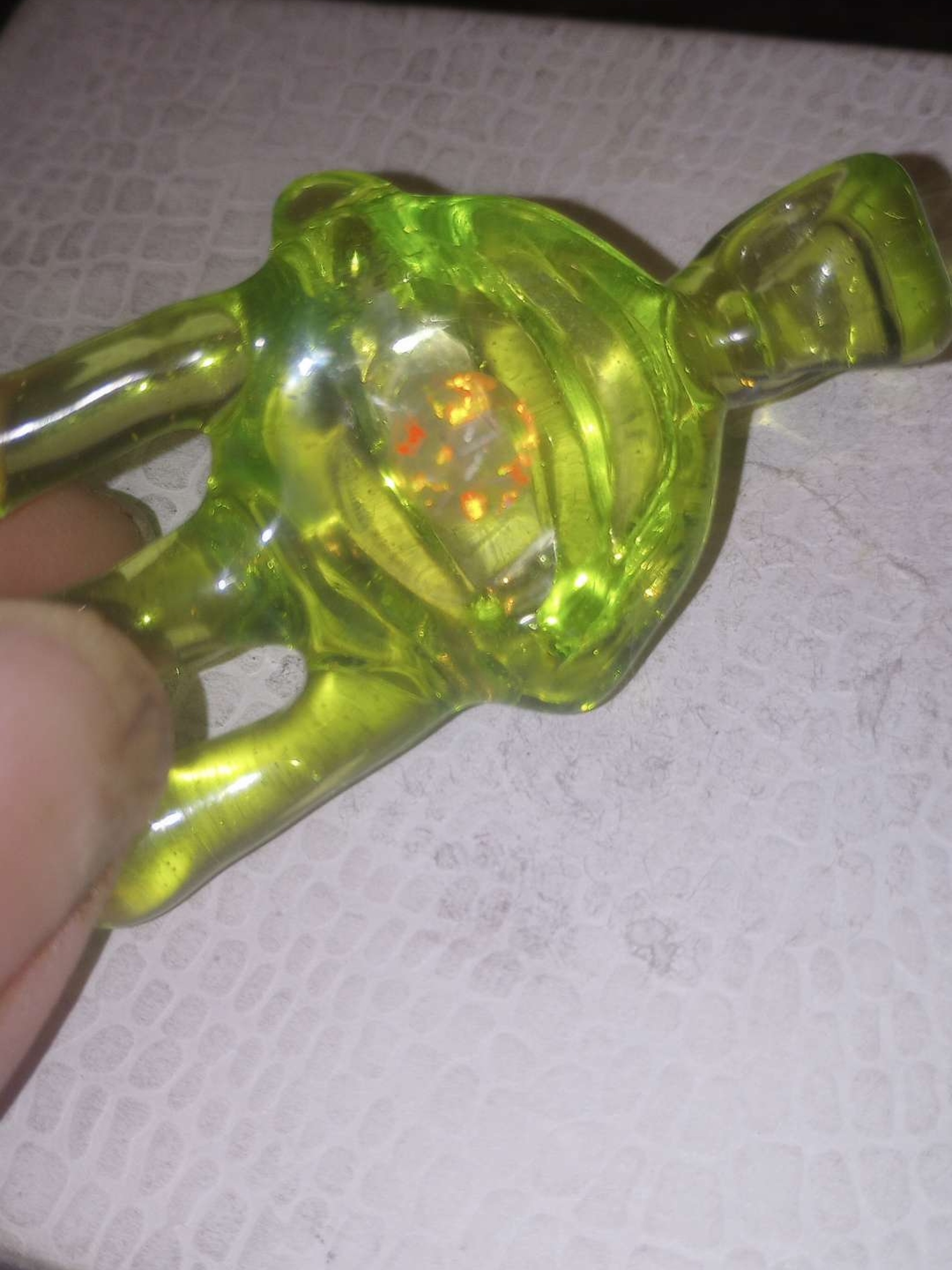 Vintage ooze glass eye pendy image 0