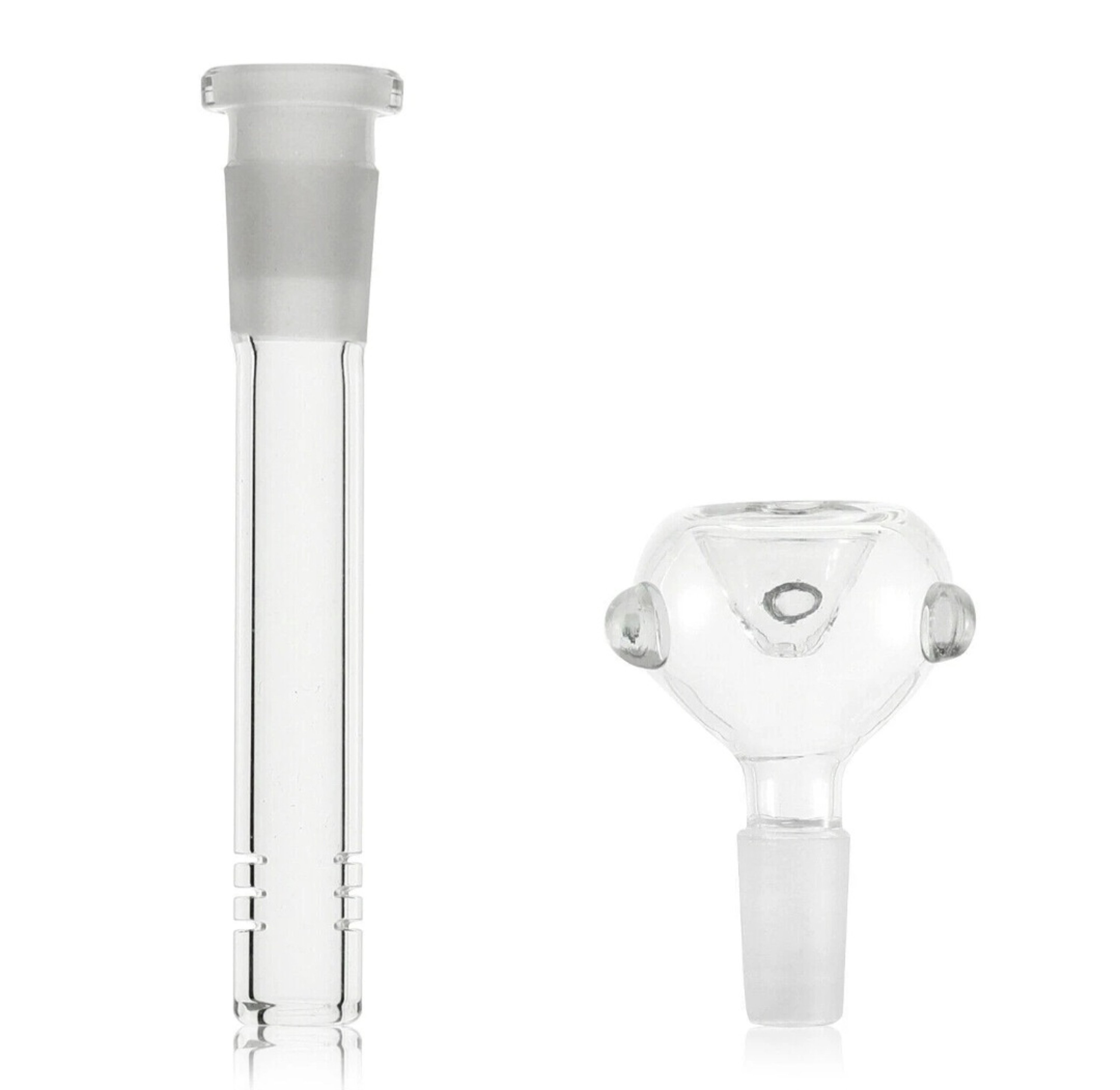 Preview pic of 4' Water Glass Bong Downstem W/14mm Male Bowl Piece