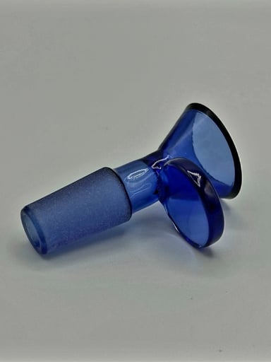 Preview pic of 14mm BLUE Glass Water Bong Bowl Replacement