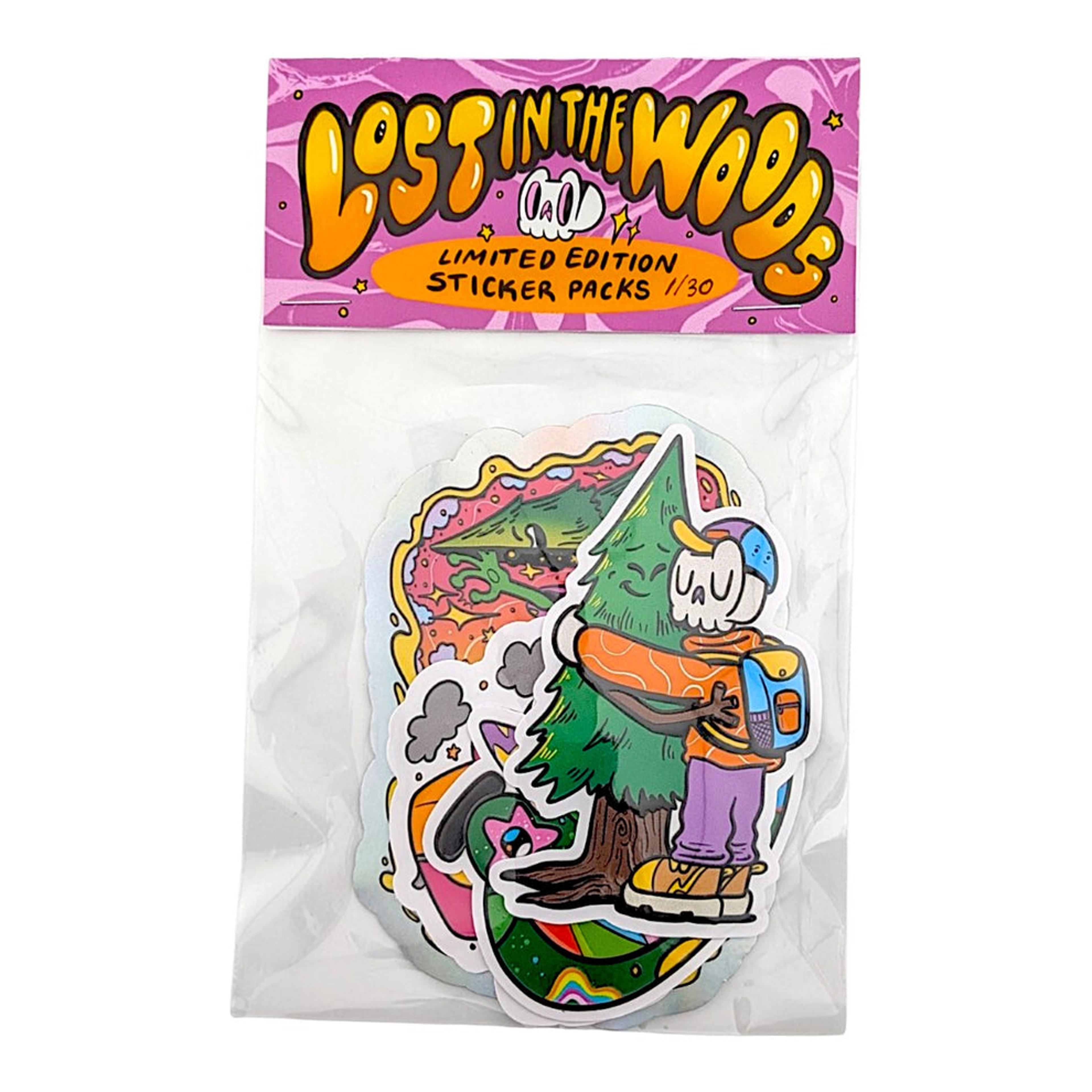 Skully Vibes "Lost in the Woods" Sticker Pack image 0