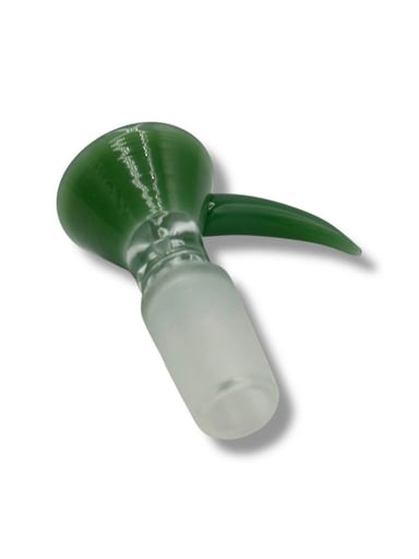 Preview pic of 14mm Hunter Green Glass Water Bong Bowl