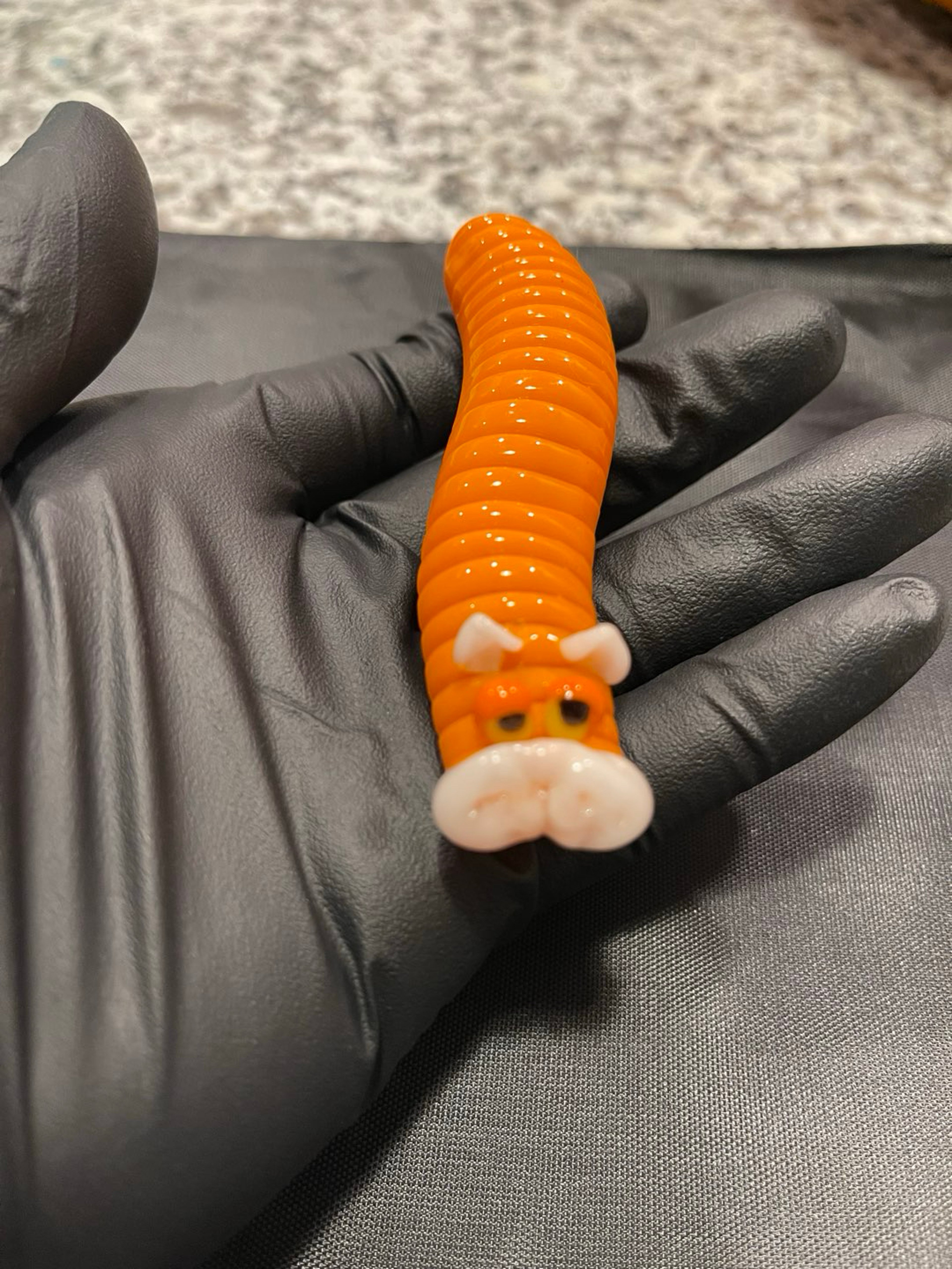 Preview pic of Tammy Baller Orange Caterpillar Chillum