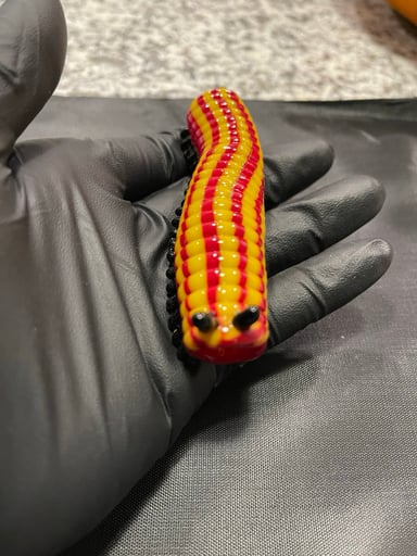 Preview pic of Tammy Baller Caterpillar Chillum Red Striped