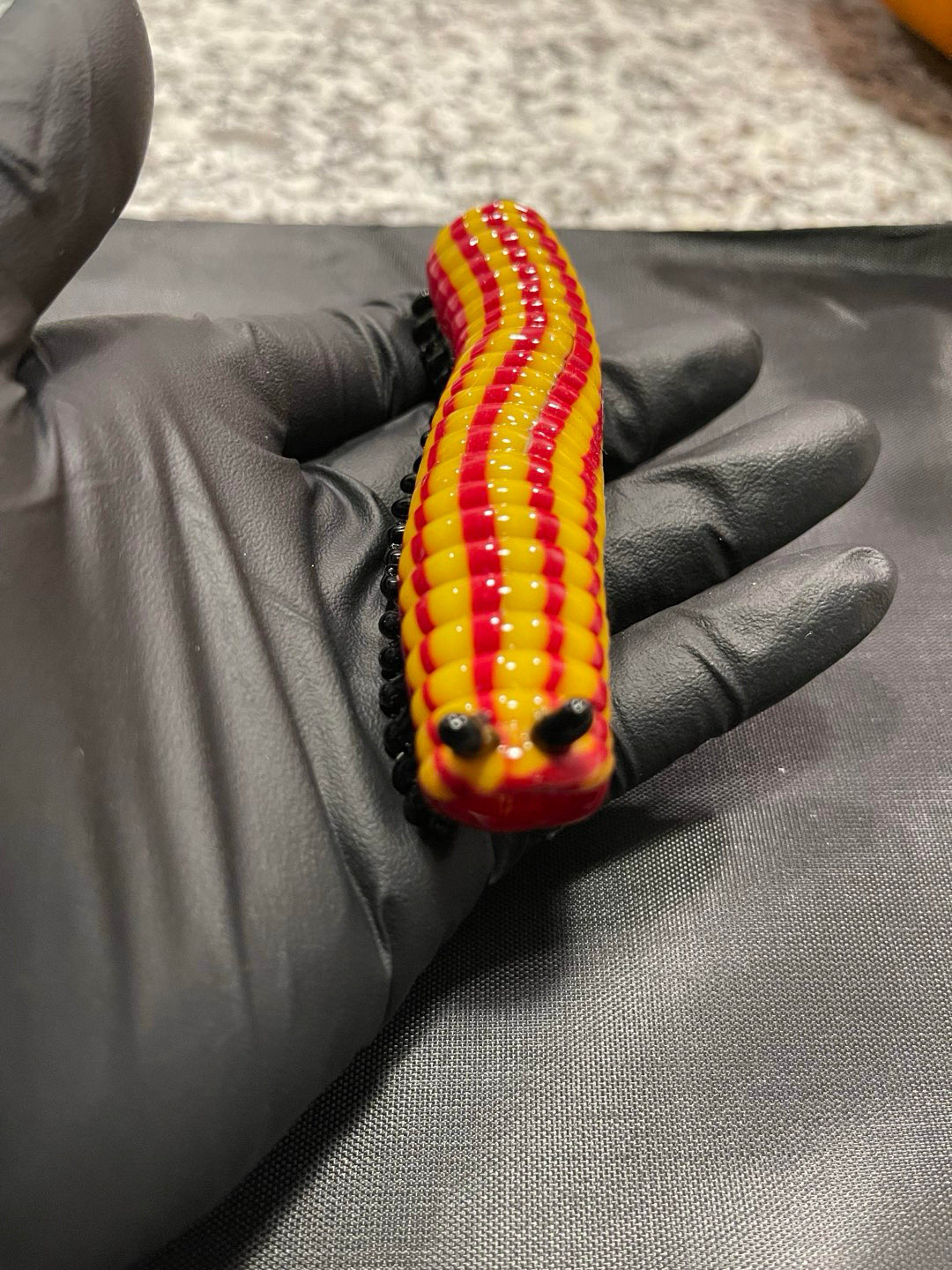Tammy Baller Caterpillar Chillum Red Striped image 0