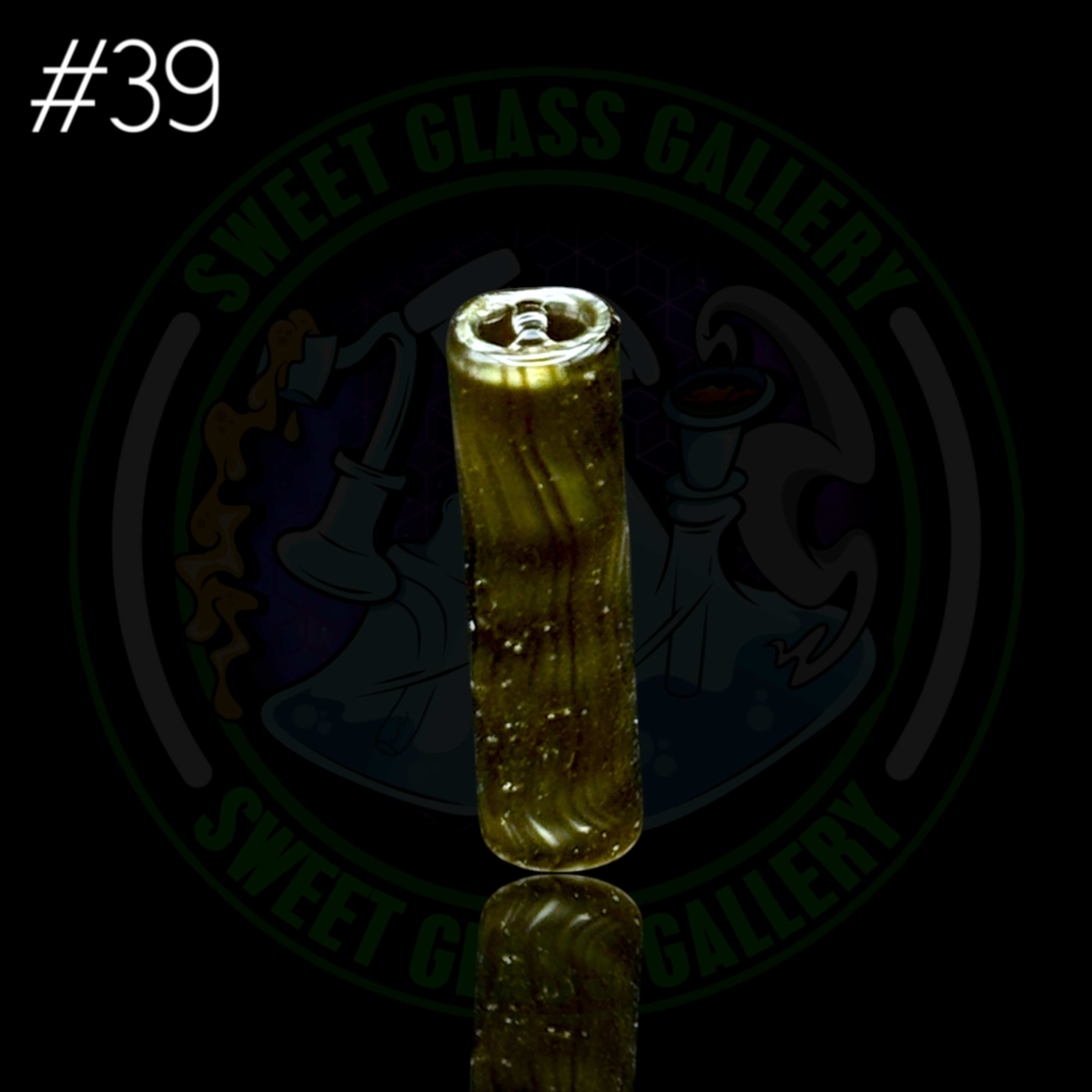 Preview pic of Algae - Glass Tip #39 - Joint/Blunt Tip