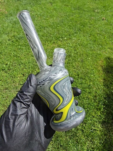 Preview pic of Frosted Roswell/Suminagashi Frit Rig