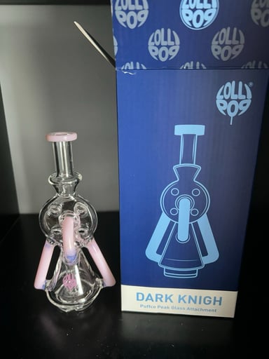 Preview pic of Lollipop Glass Dark Knigh Replacement Top Chamber Attachment For Puffco Peak