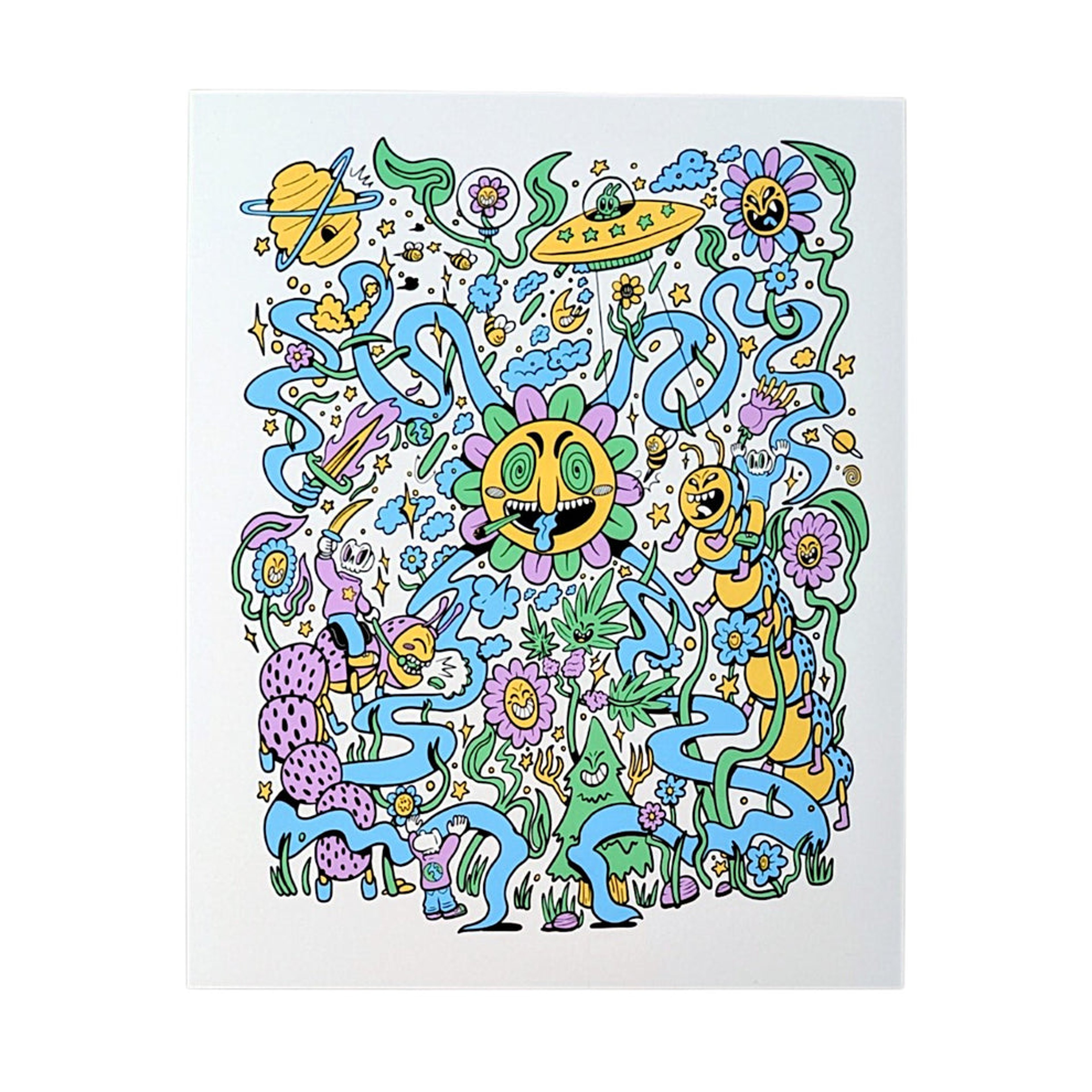 Skully Vibes "Battle for the Garden" Print image 0