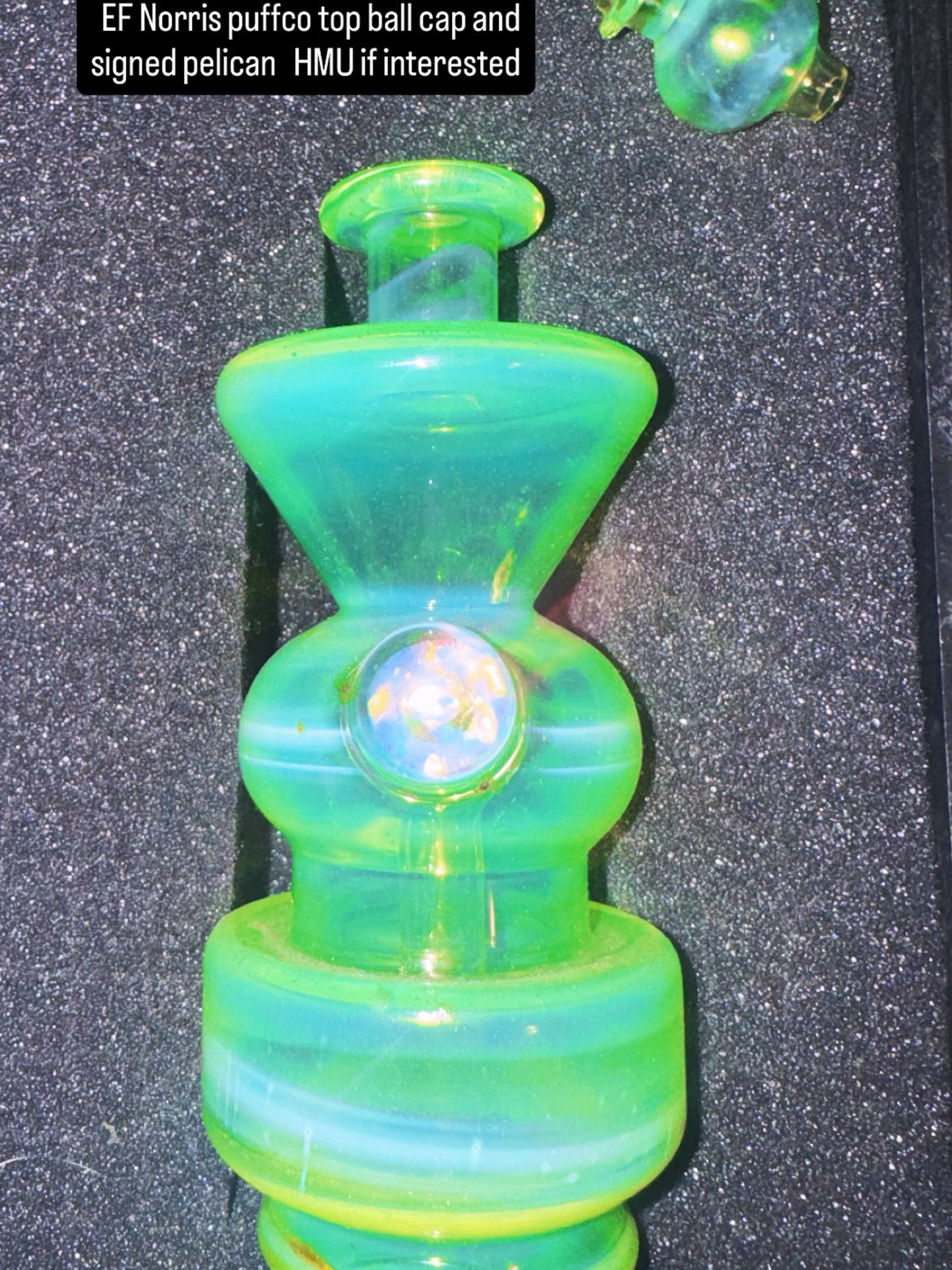 EF Norris puffco attachment and signed case image 0