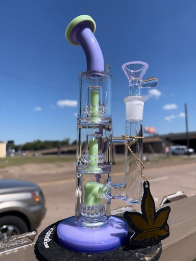 Preview pic of ALEAF GLASS triple diffused bent neck